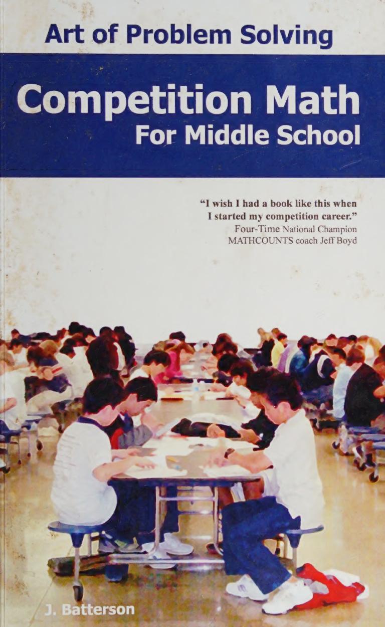 Competition Math for Middle School by J. Batterson