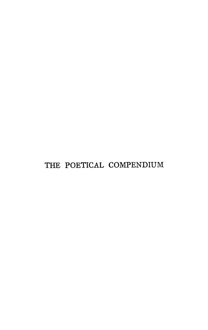 Compiled BY D. R. Broadbent by The poetical compendium