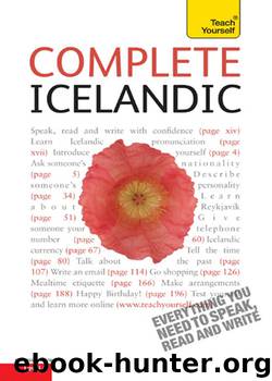 Complete Icelandic: Teach Yourself by Hildur Jónsdóttir