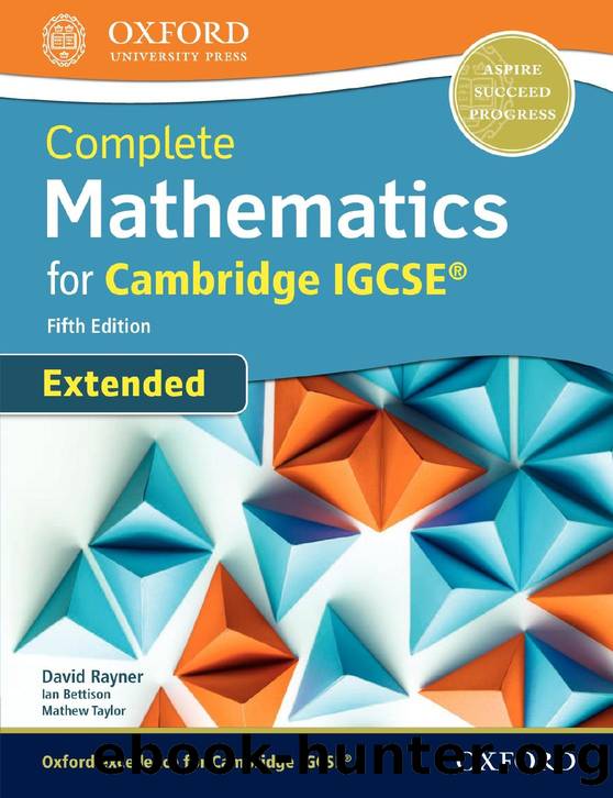Complete Mathematics (Extended) for IGCSE by Unknown