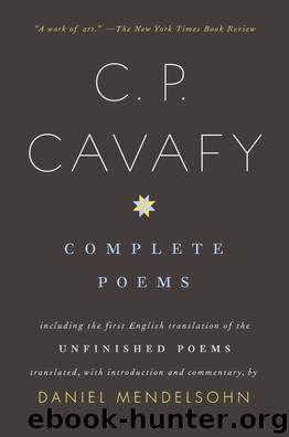 Complete Poems by C.P. Cavafy