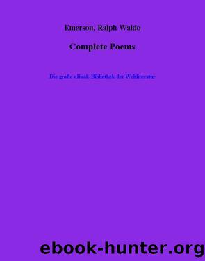 Complete Poems by Ralph Waldo Emerson