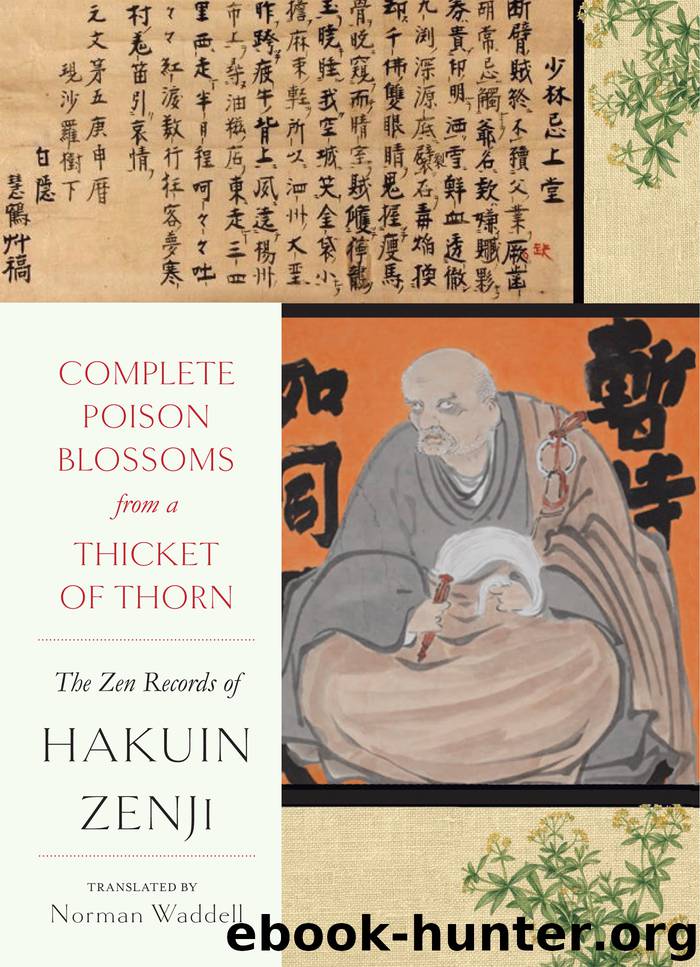 Complete Poison Blossoms from a Thicket of Thorn by Hakuin Zenji