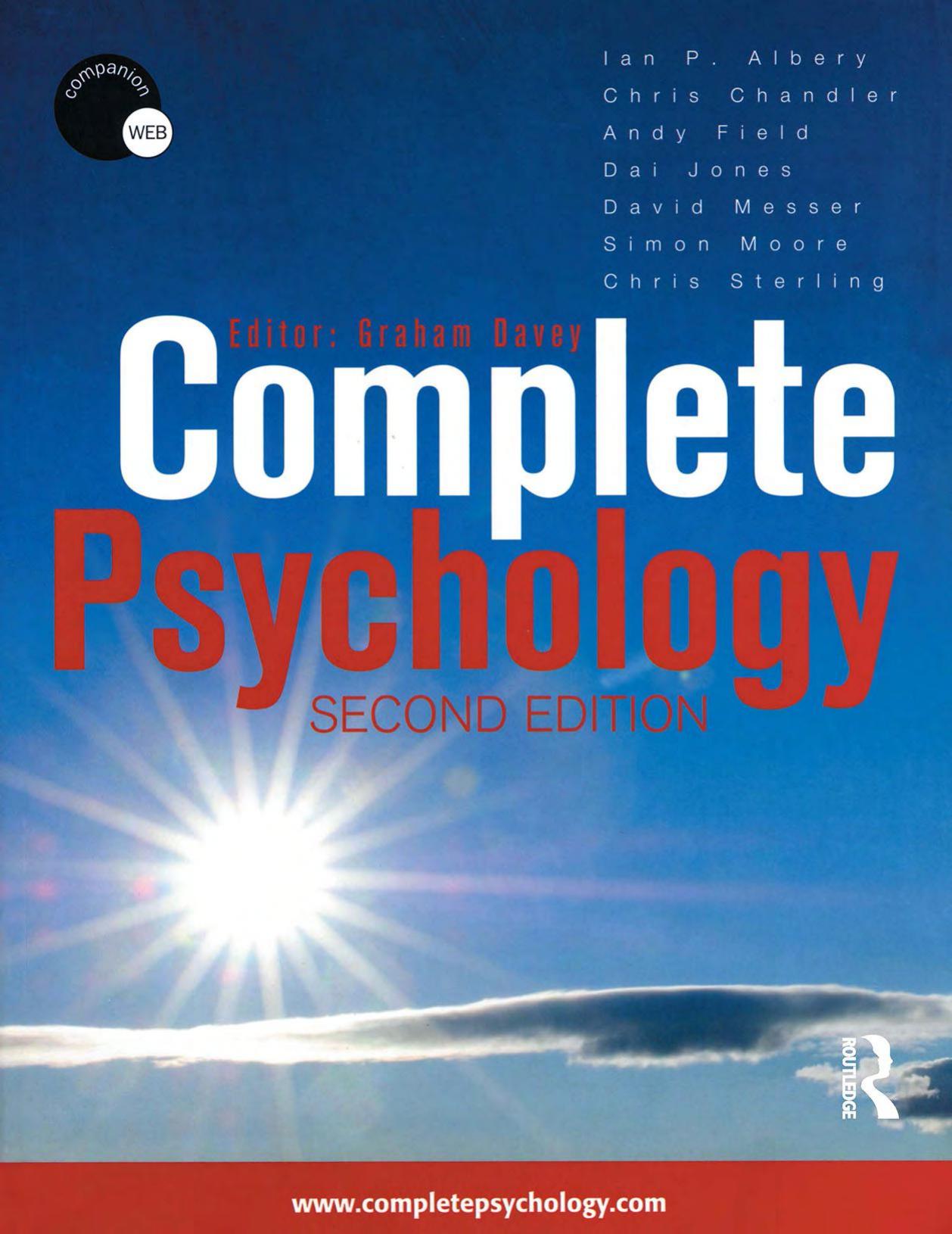 Complete Psychology by Graham Davey (ed.)