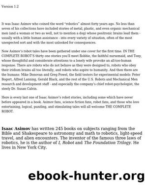 Complete Robot, The - Isaac Asimov by v 1.2