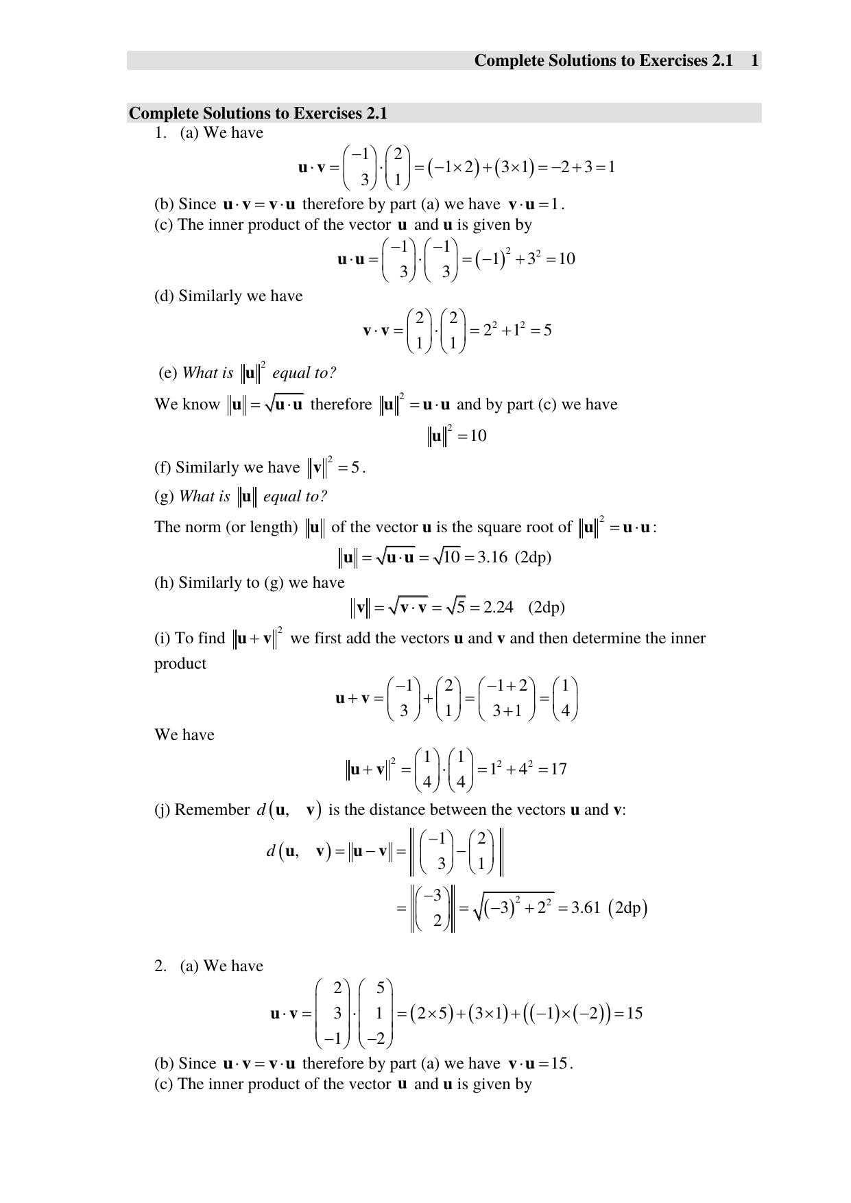 Complete Solutions to Exercise 3(b) by Your User Name