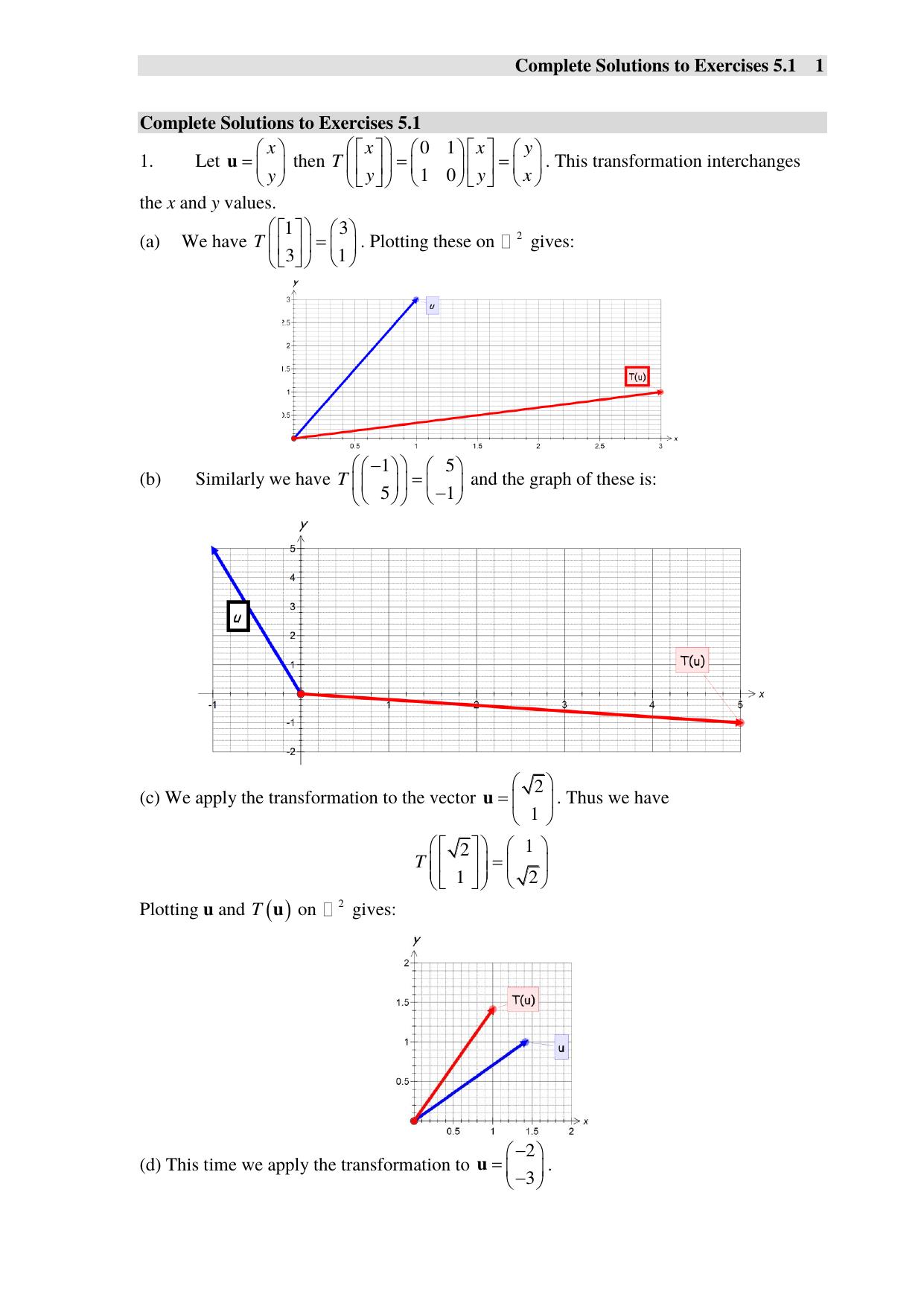 Complete Solutions to Exercise 6(a) by Your User Name