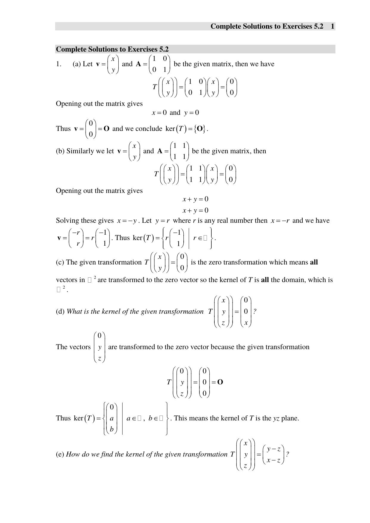 Complete Solutions to Exercise 6(b) by Your User Name