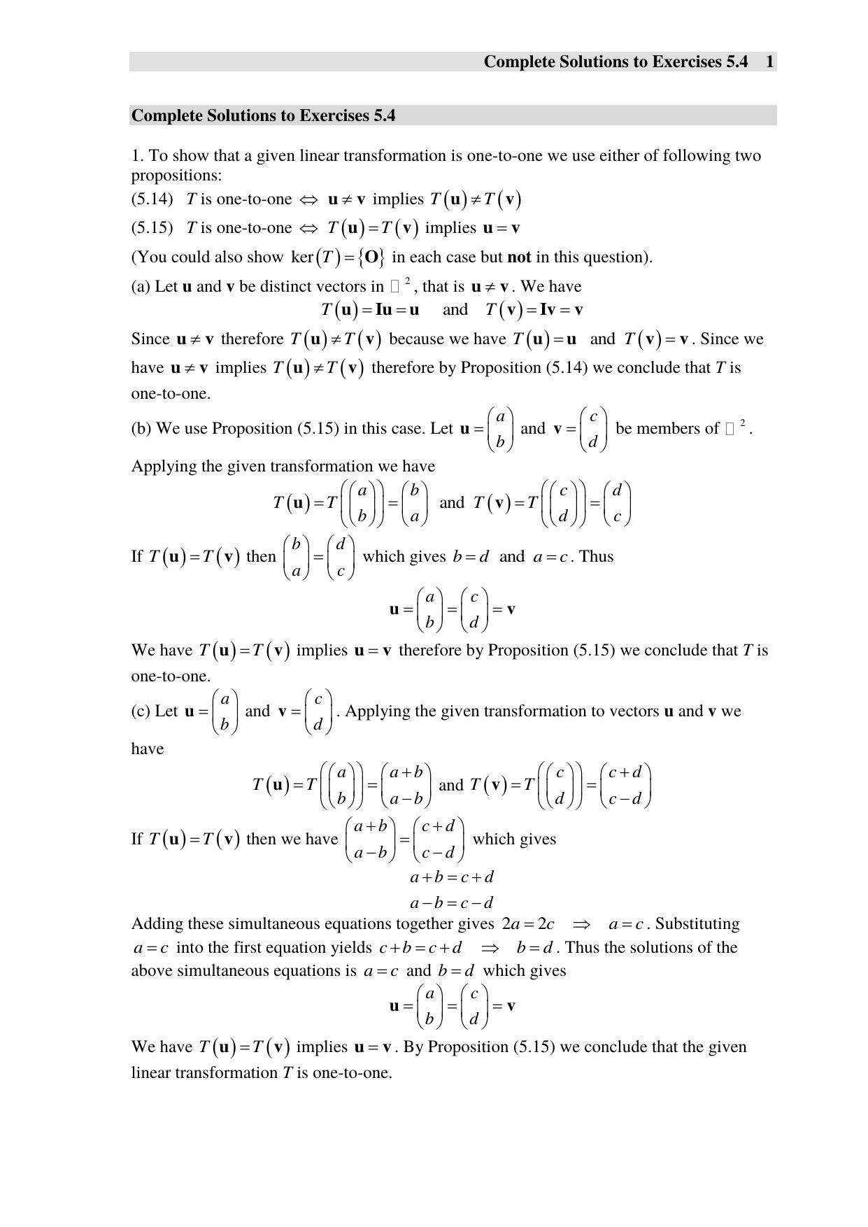 Complete Solutions to Exercise 6(c) by Your User Name