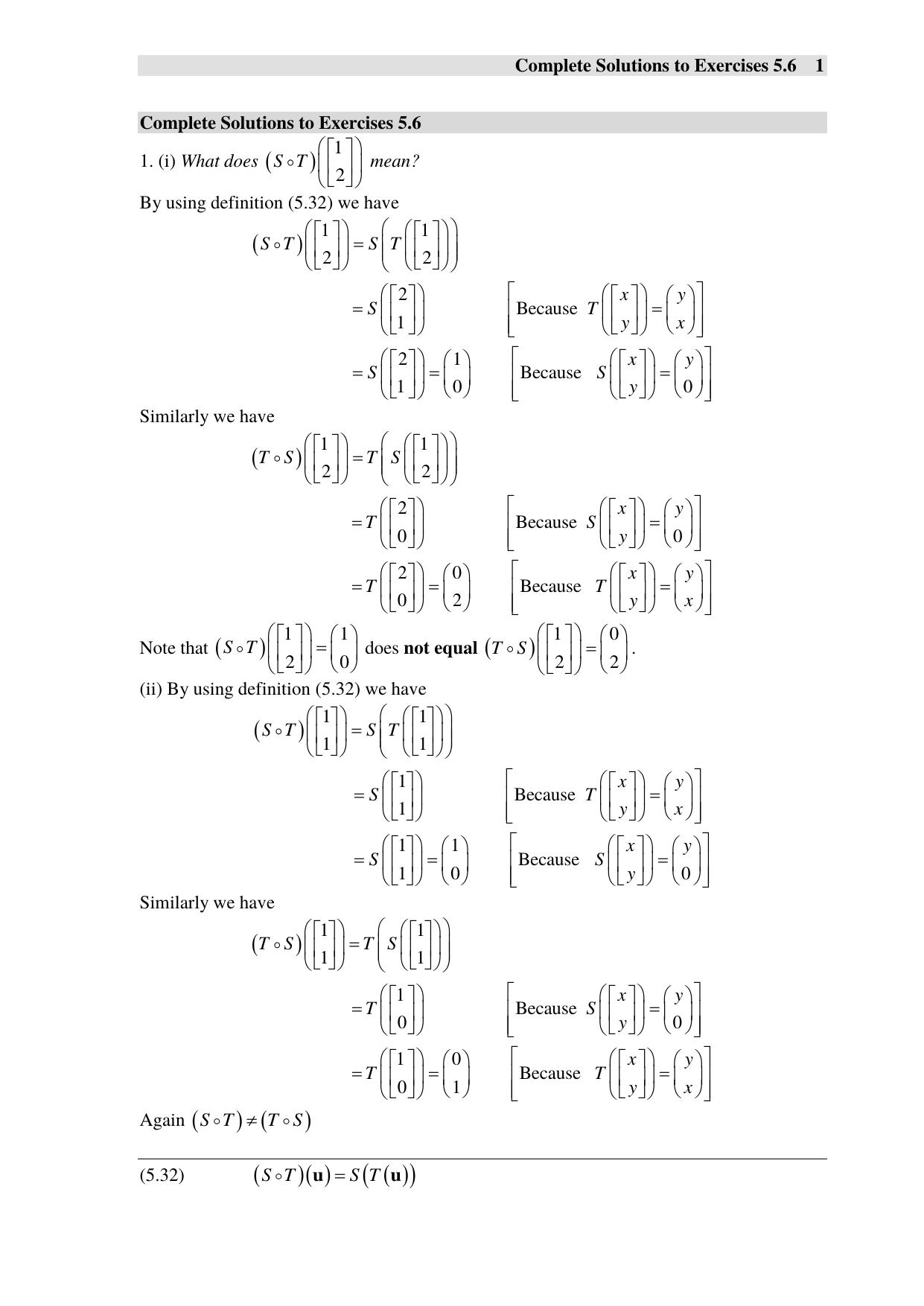 Complete Solutions to Exercise 6(e) by Your User Name