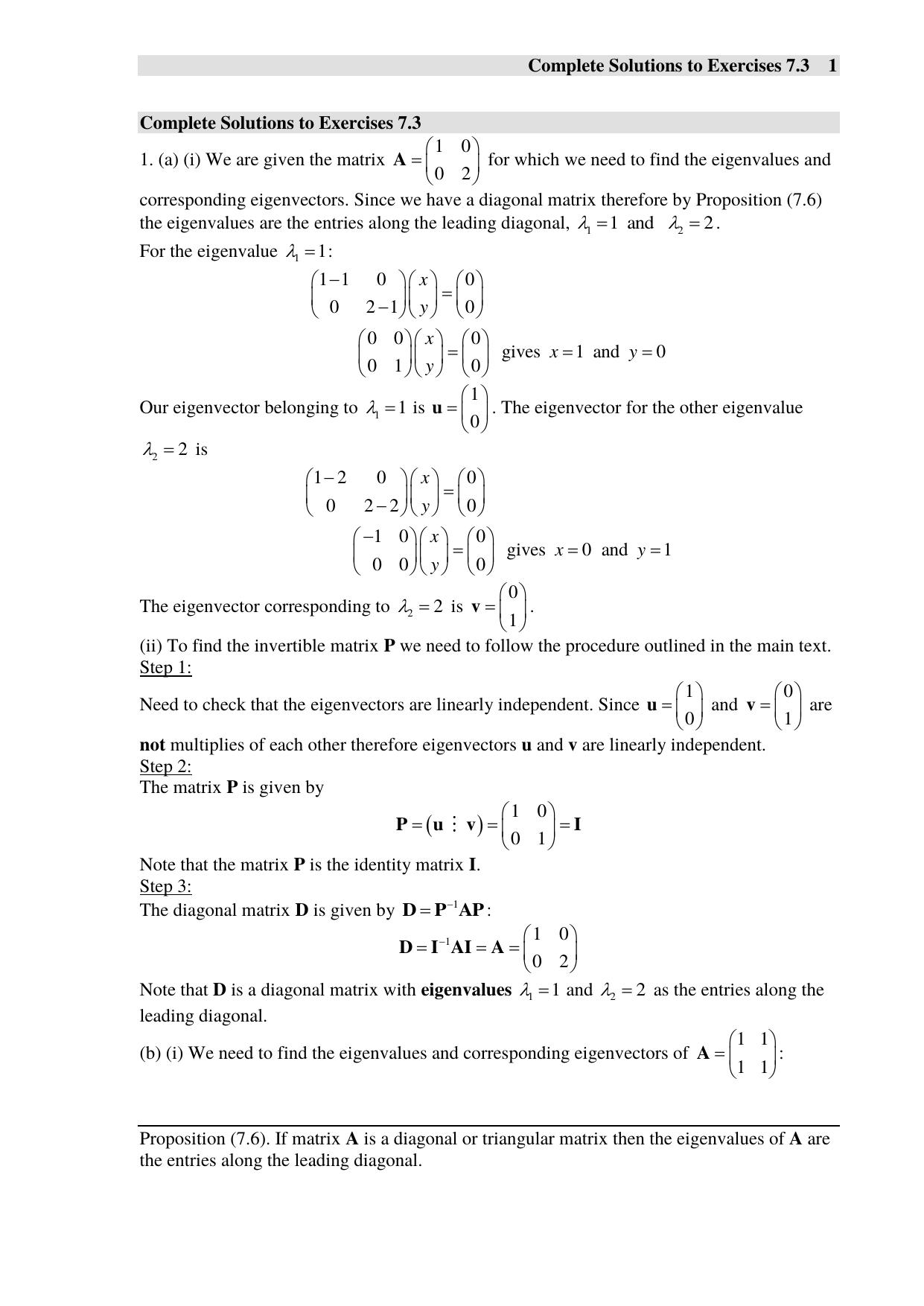 Complete Solutions to Exercise 7(c) by Your User Name