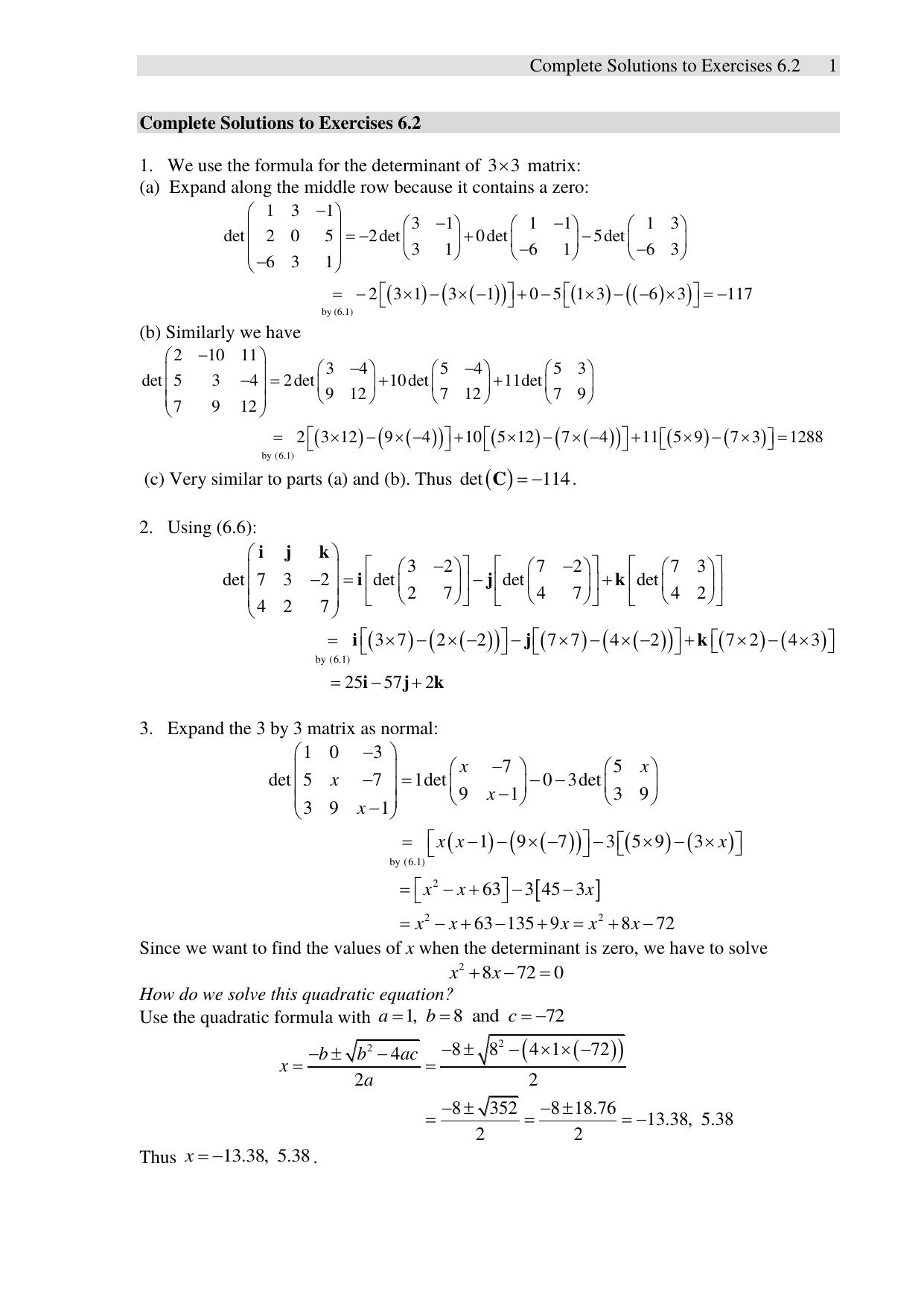 Complete solutions to Exercise 2(a) by Your User Name