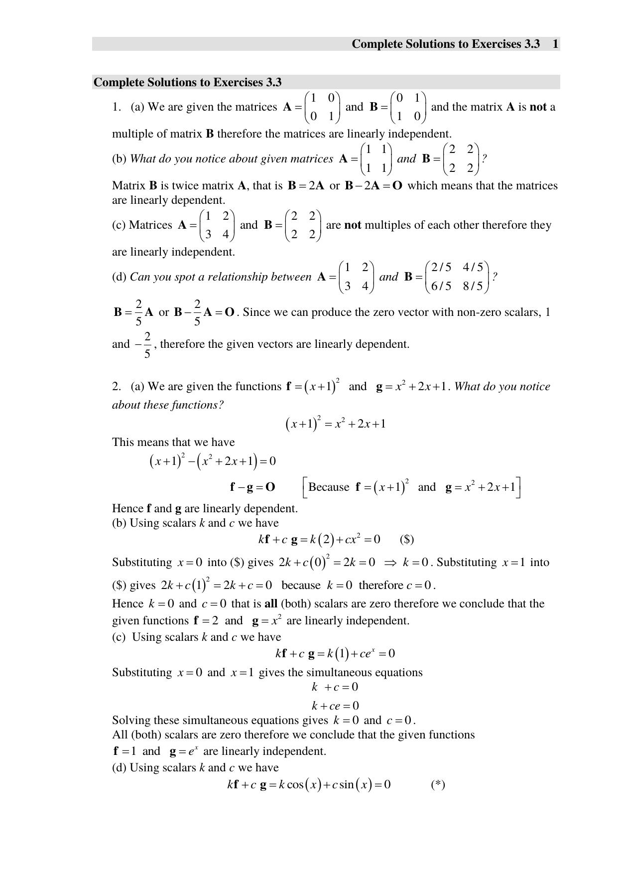 Complete solutions to Exercise 4(c) by Your User Name