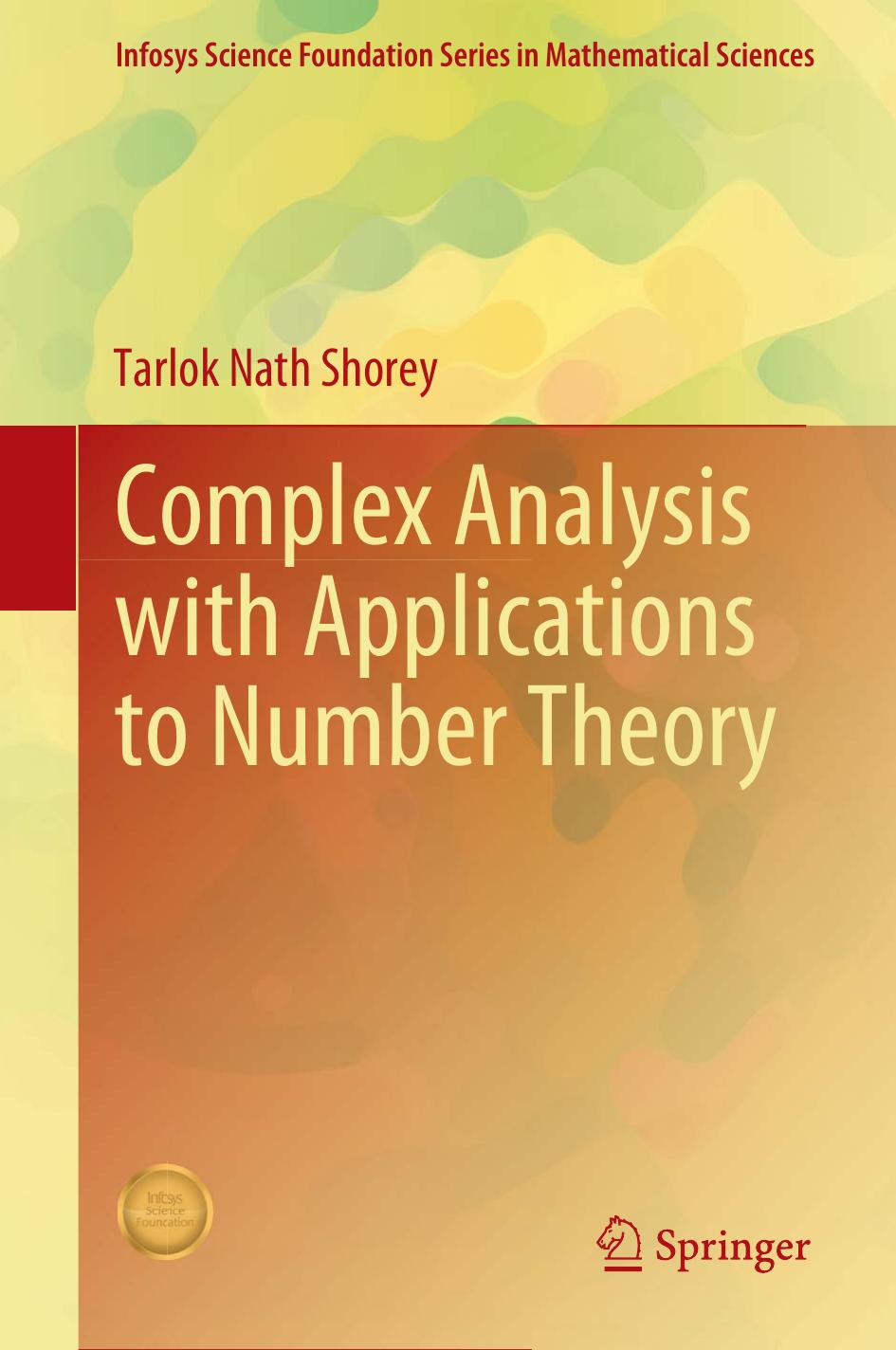 Complex Analysis with Applications to Number Theory by Tarlok Nath Shorey