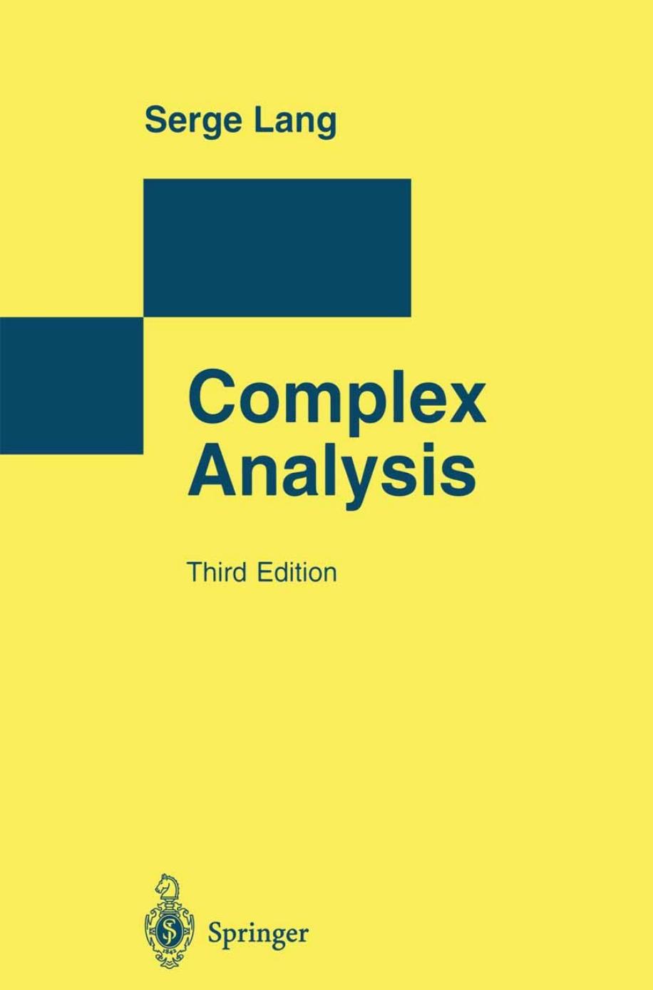 Complex Analysis, Serge Lang.2 by unknow
