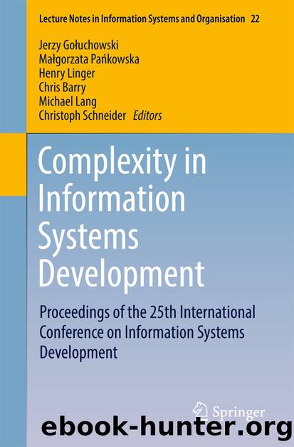 Complexity in Information Systems Development by unknow