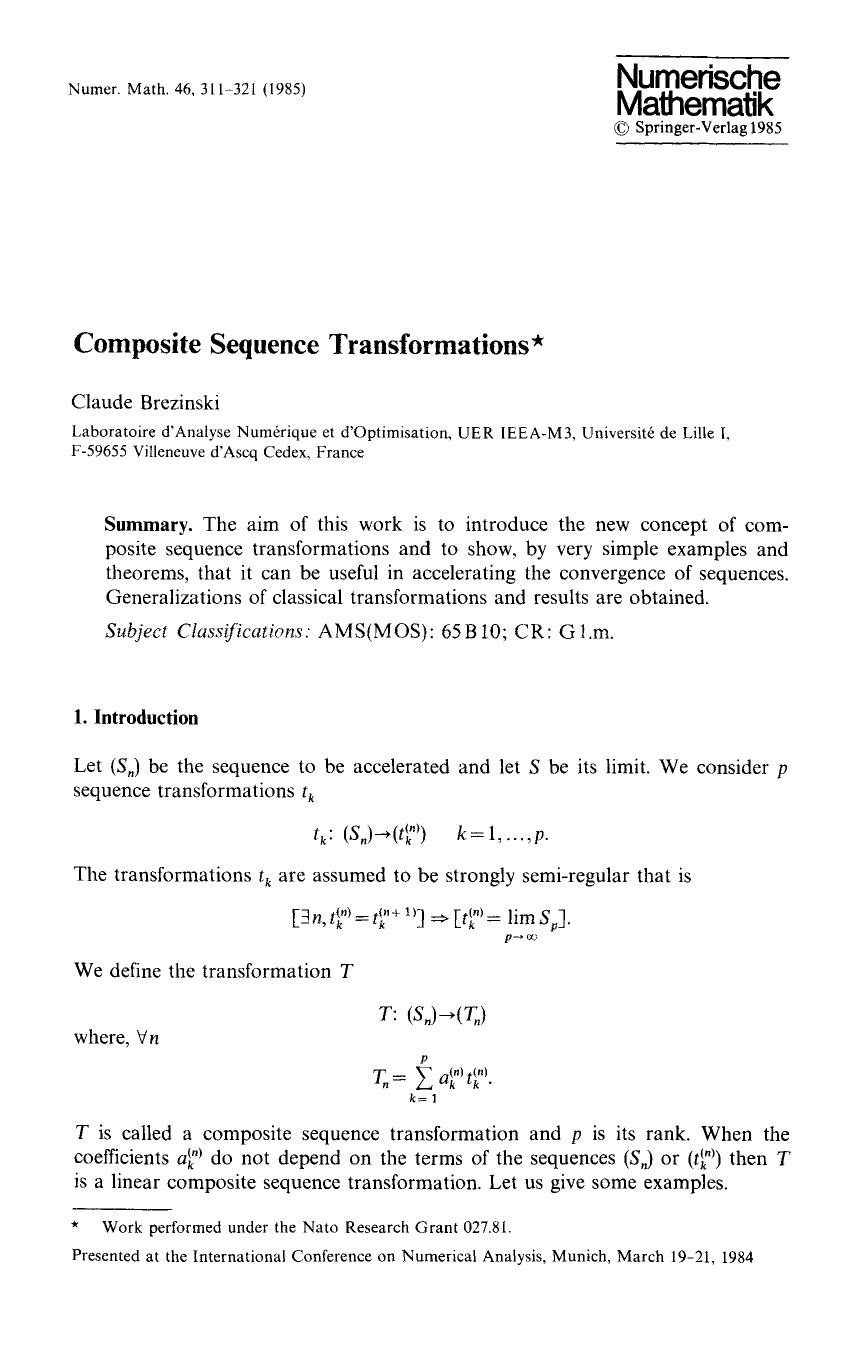 Composite sequence transformations by Unknown