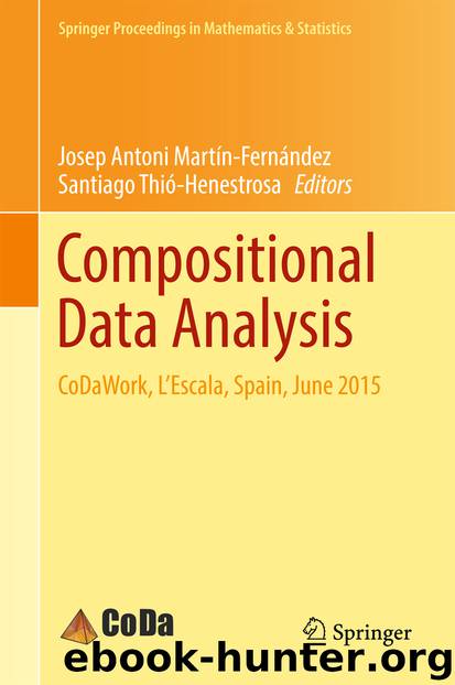 Compositional Data Analysis by Josep Antoni Martín-Fernández & Santiago Thió-Henestrosa