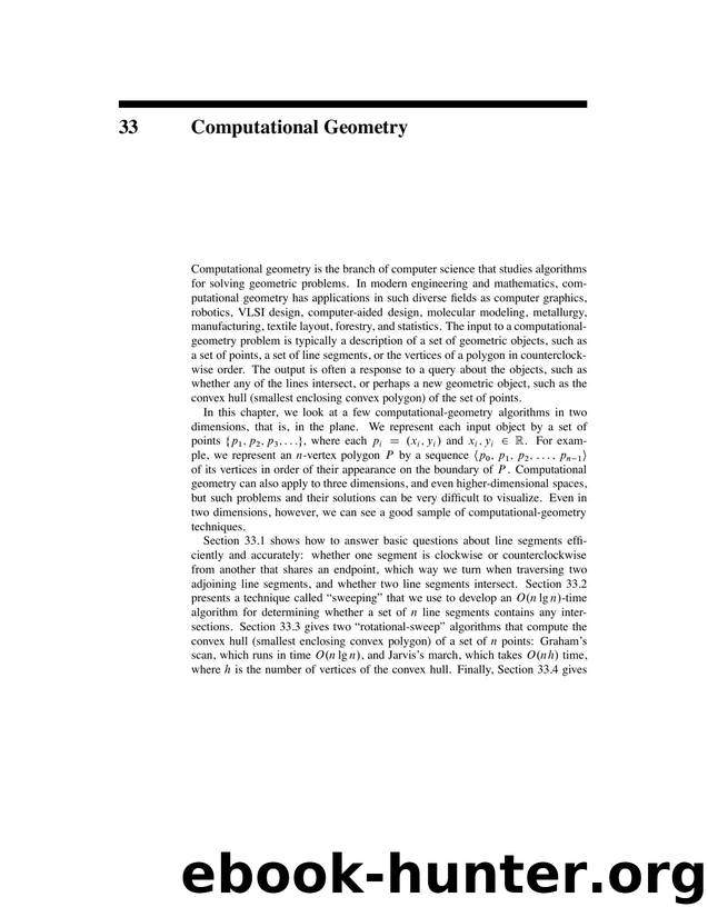 Computational Geometry by Unknown