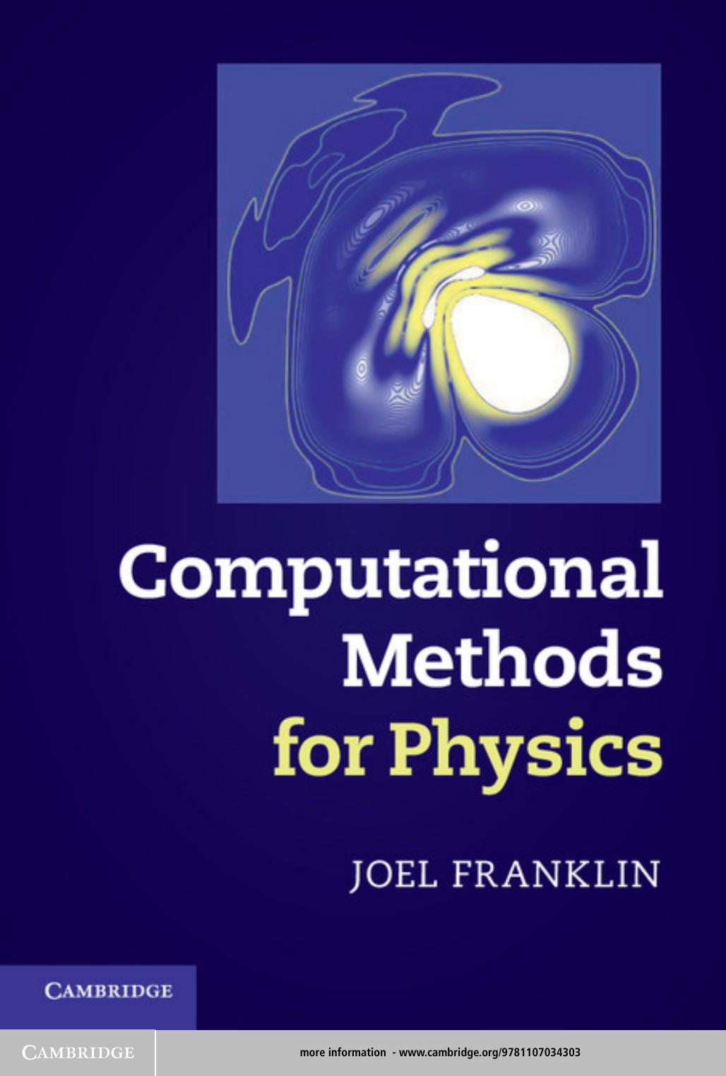 Computational Methods for Physics by Franklin Joel
