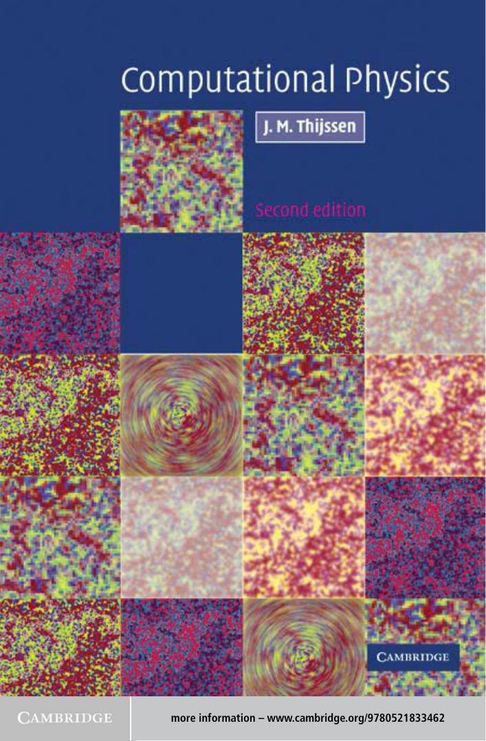 Computational Physics by Jos Thijssen