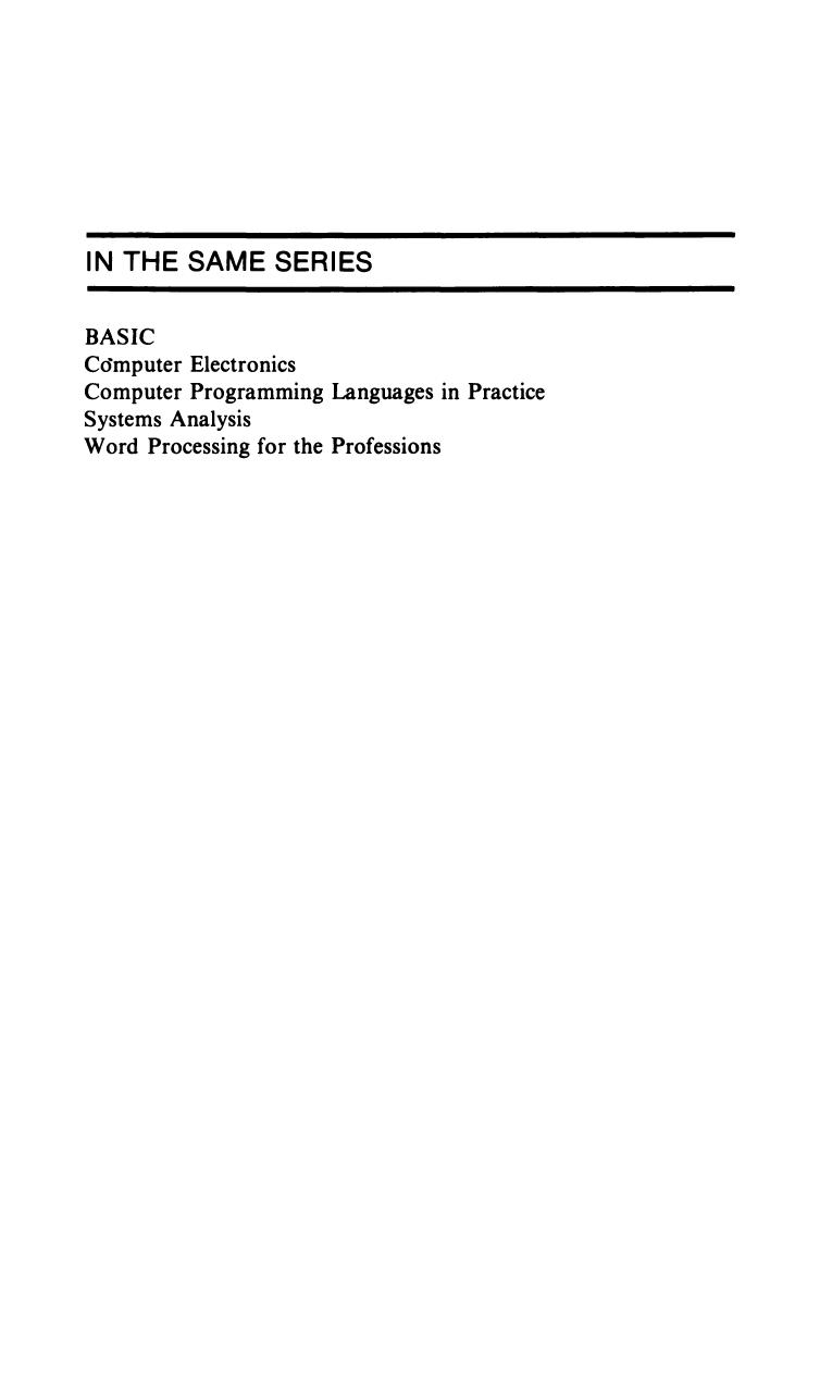 Computer Electronics. Made Simple Computerbooks by J. F. B. Bourdillon (Auth.)