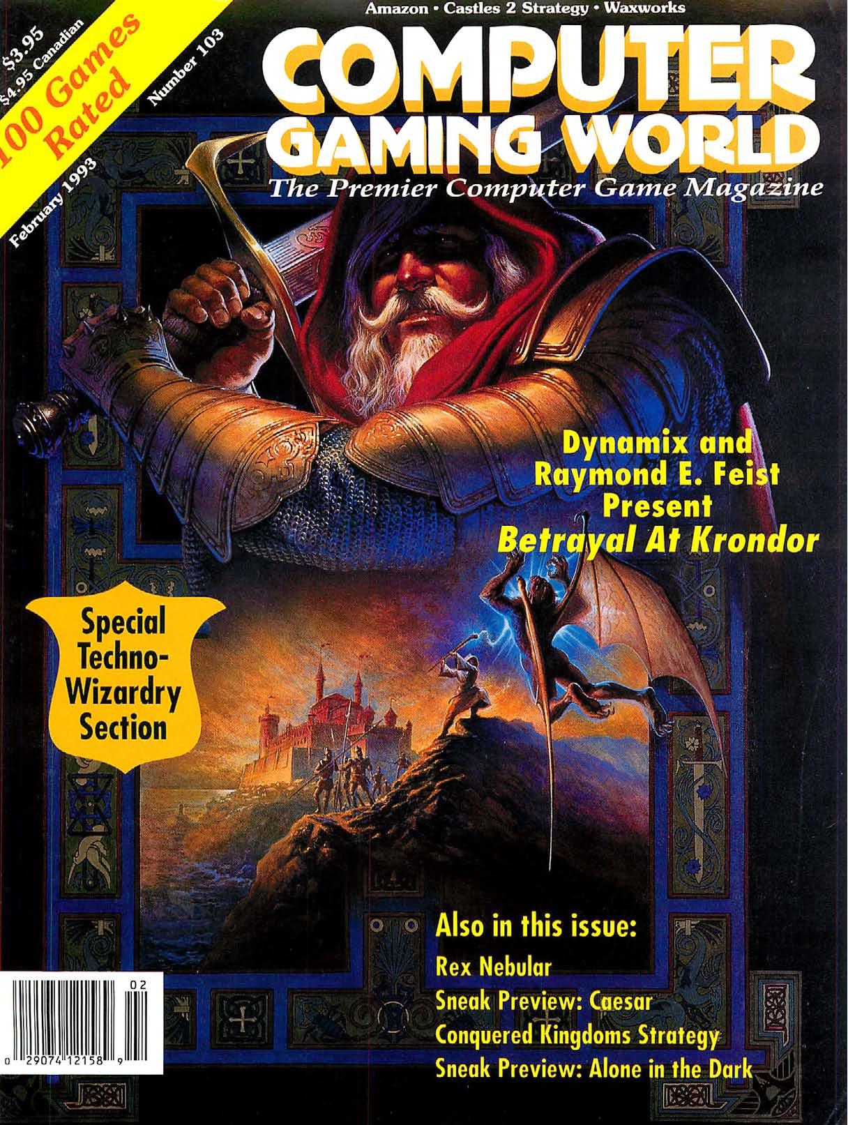 Computer Gaming World Issue 103 by Unknown