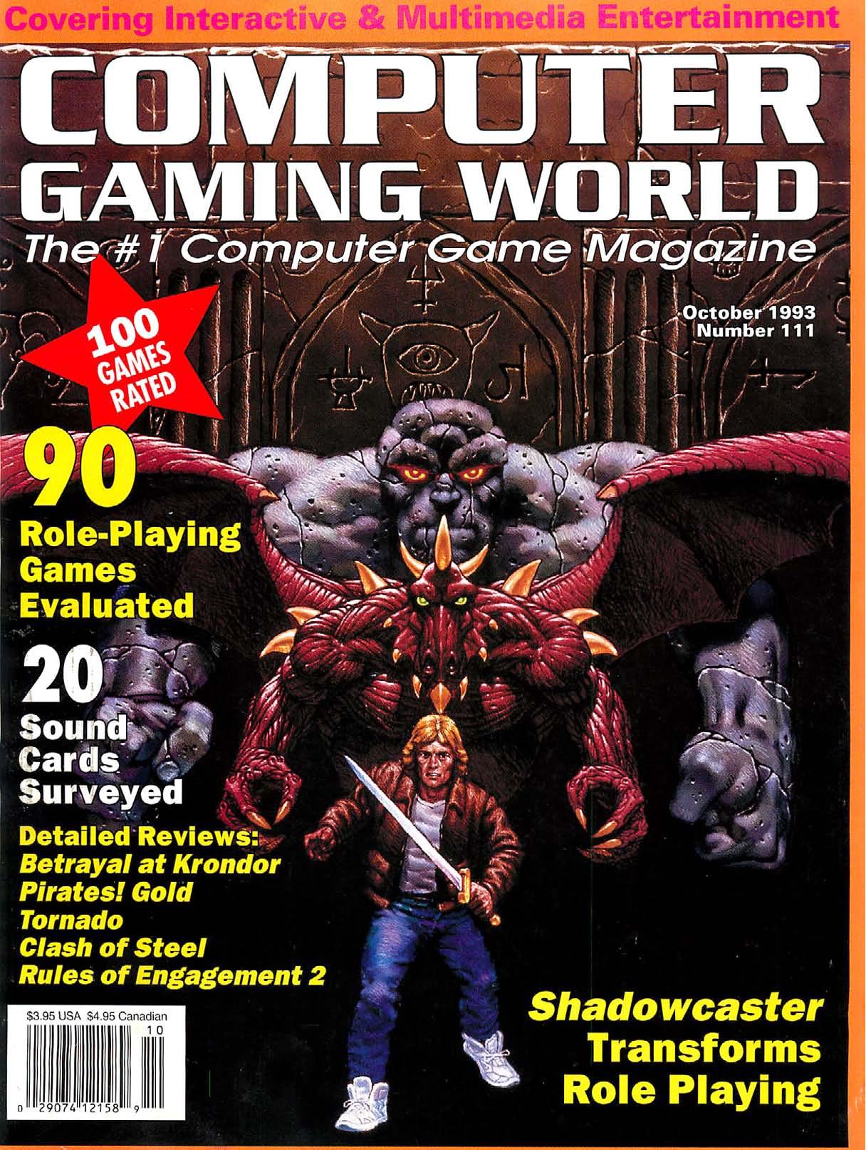 Computer Gaming World Issue 111 by Unknown