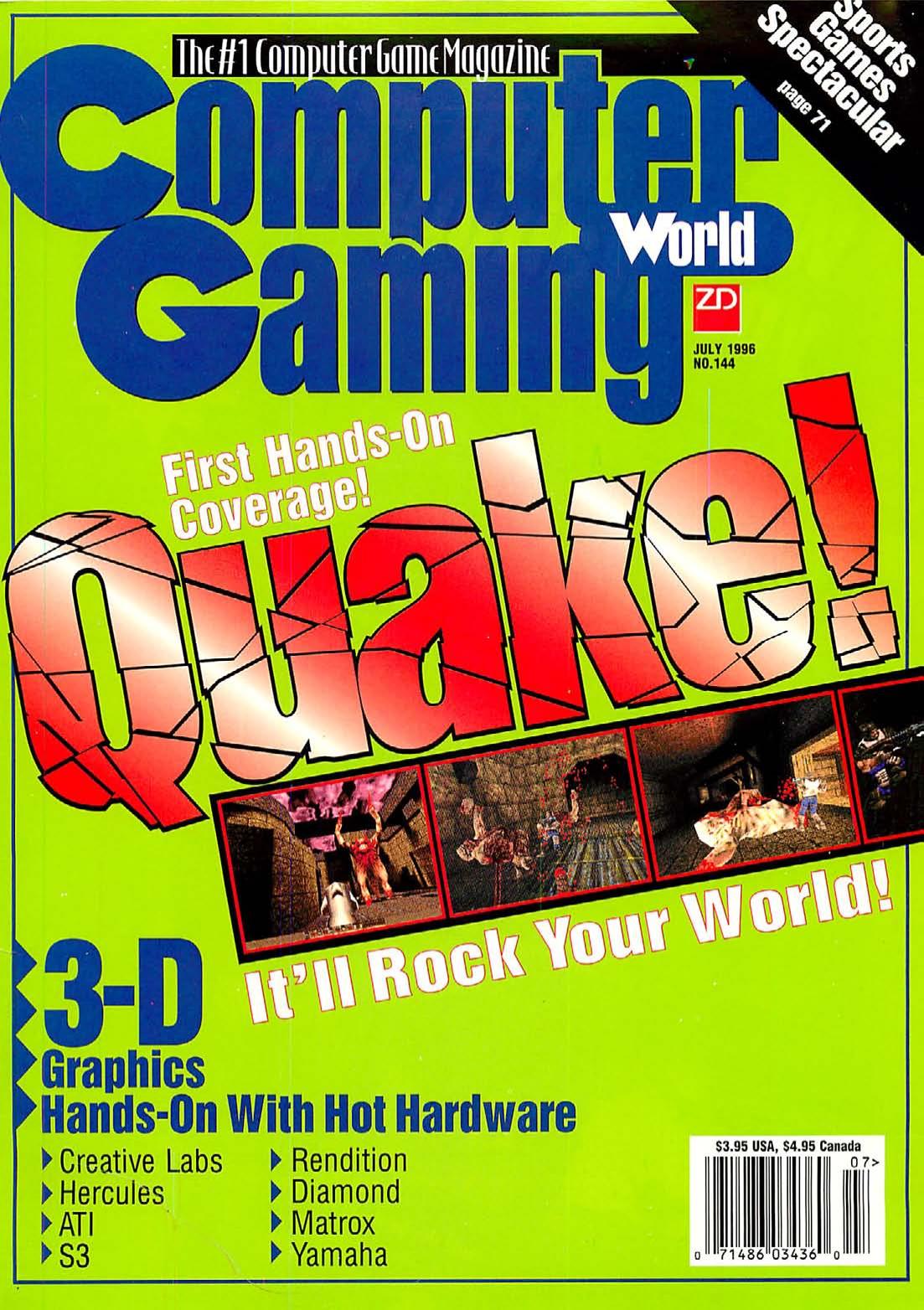 Computer Gaming World Issue 144 by Unknown