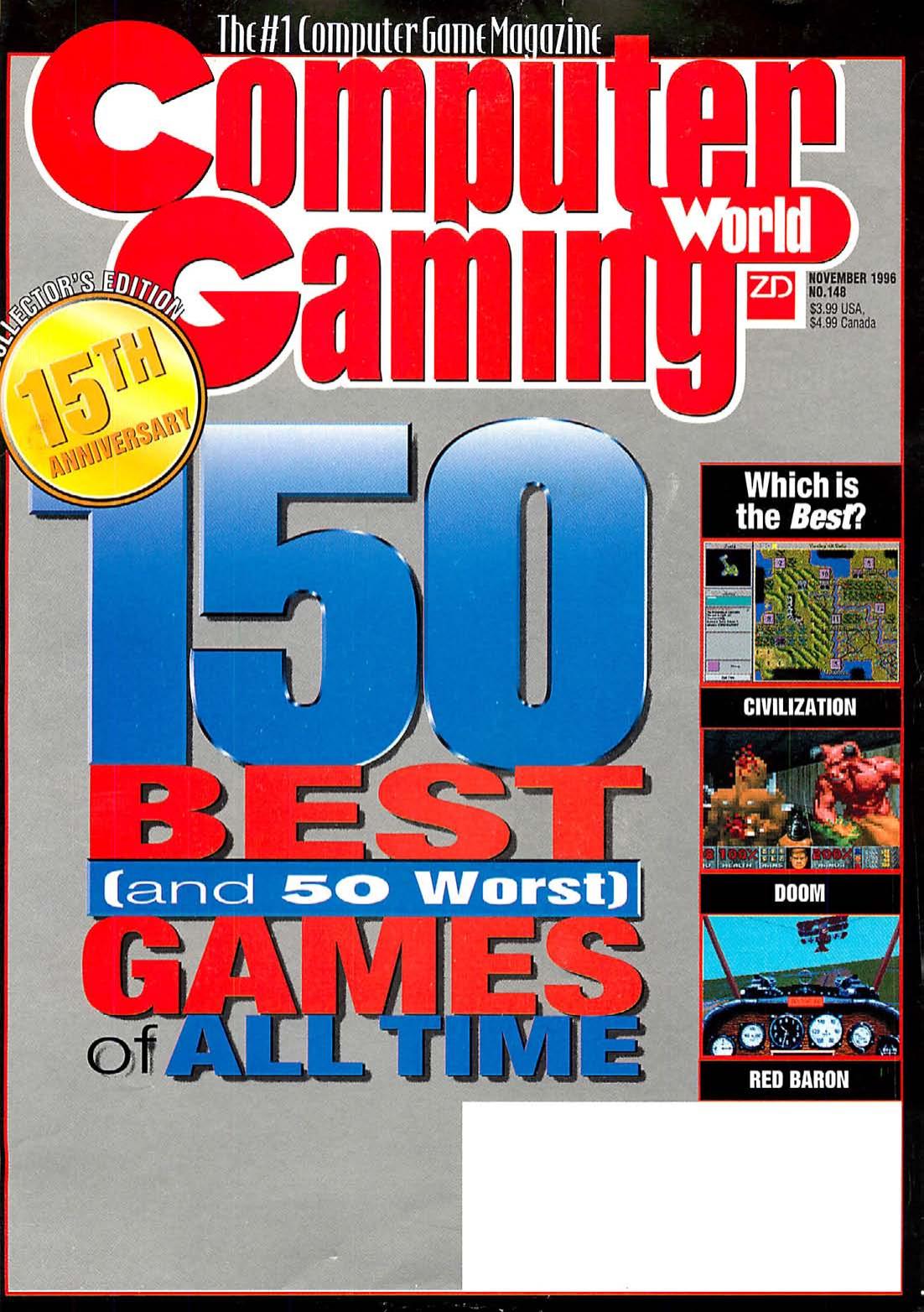 Computer Gaming World Issue 148 by Unknown