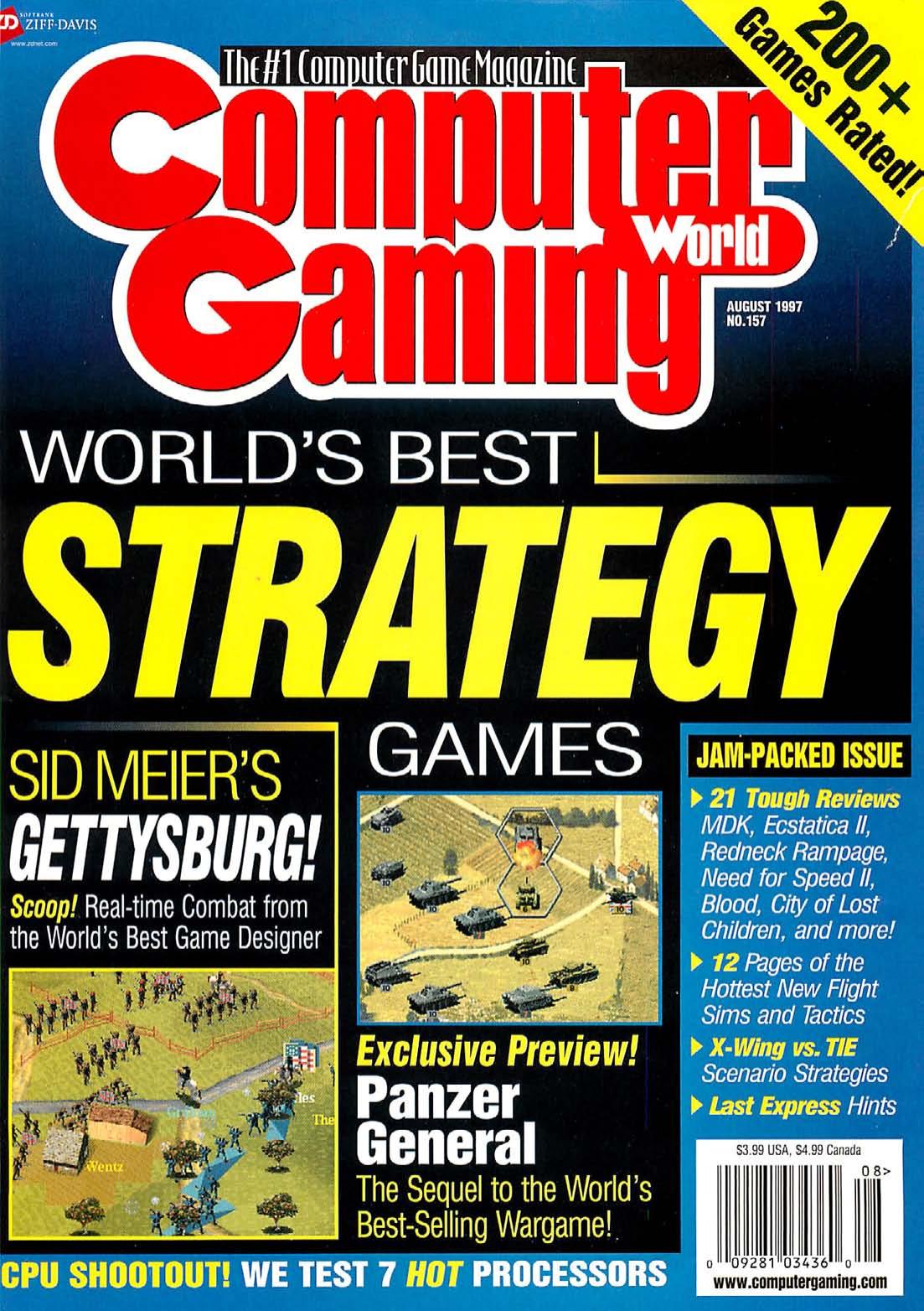 Computer Gaming World Issue 157 by Unknown
