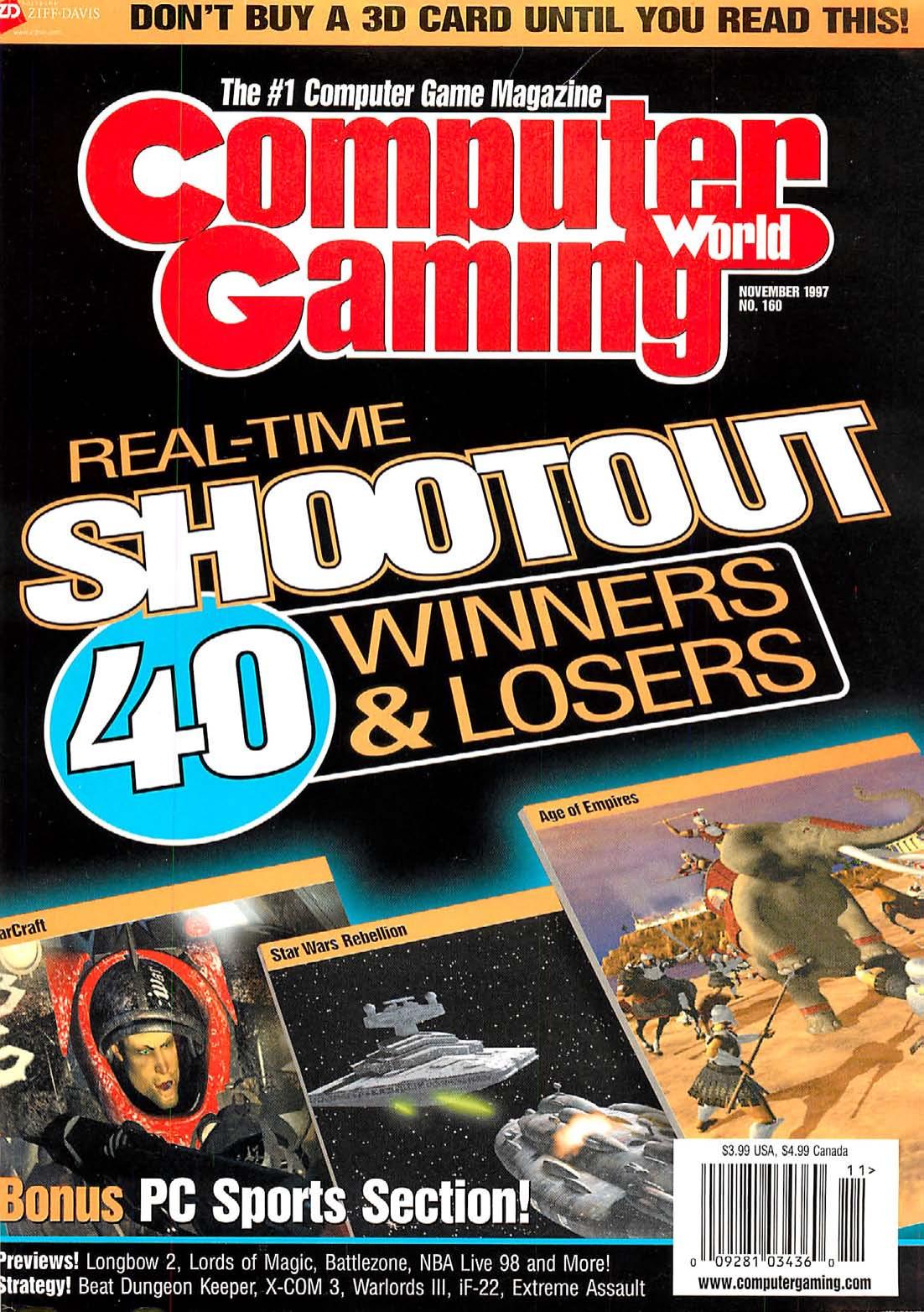 Computer Gaming World Issue 160 by Unknown