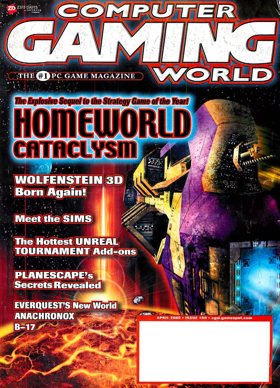 Computer Gaming World Issue 189 by Unknown