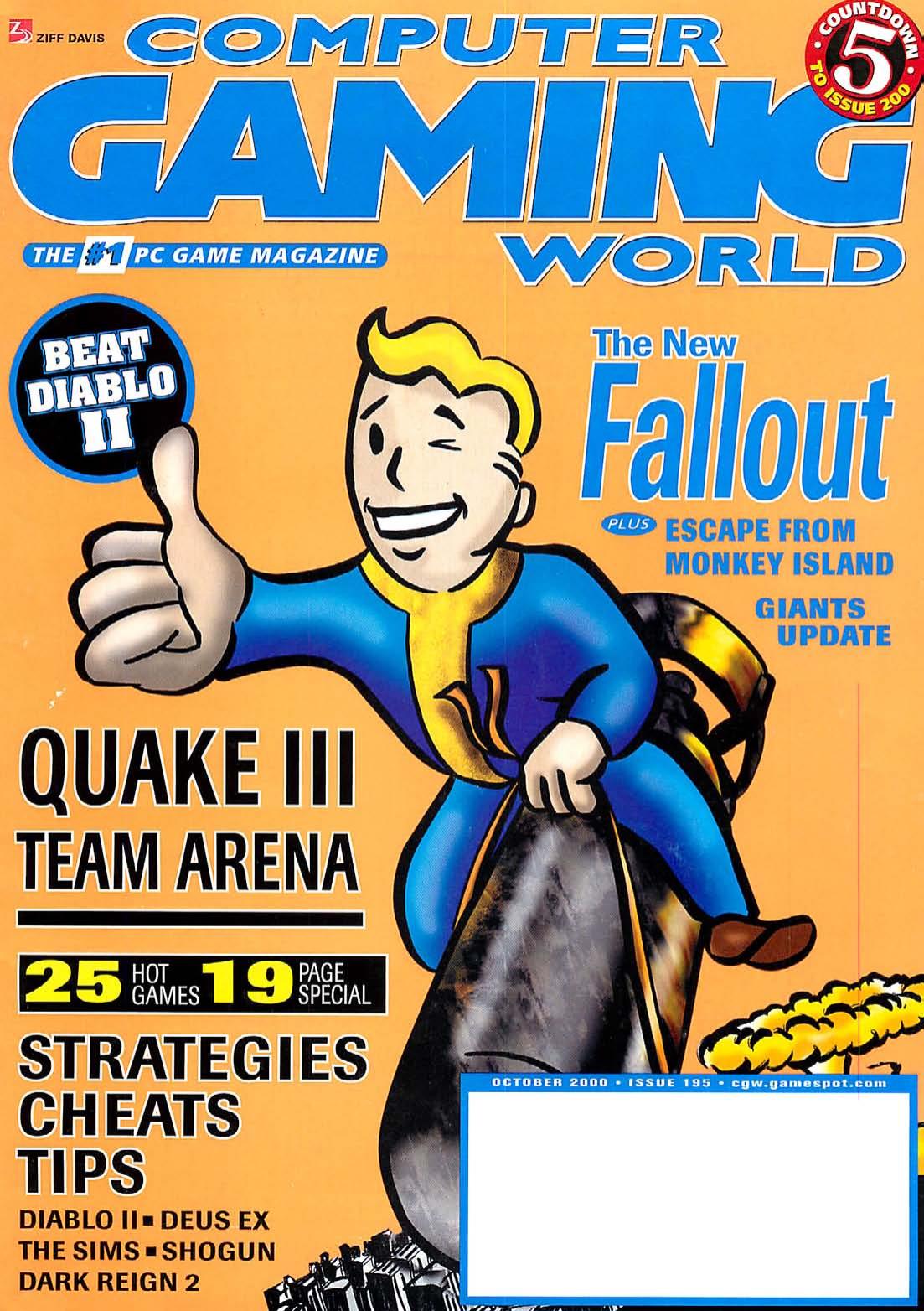 Computer Gaming World Issue 195 by Unknown