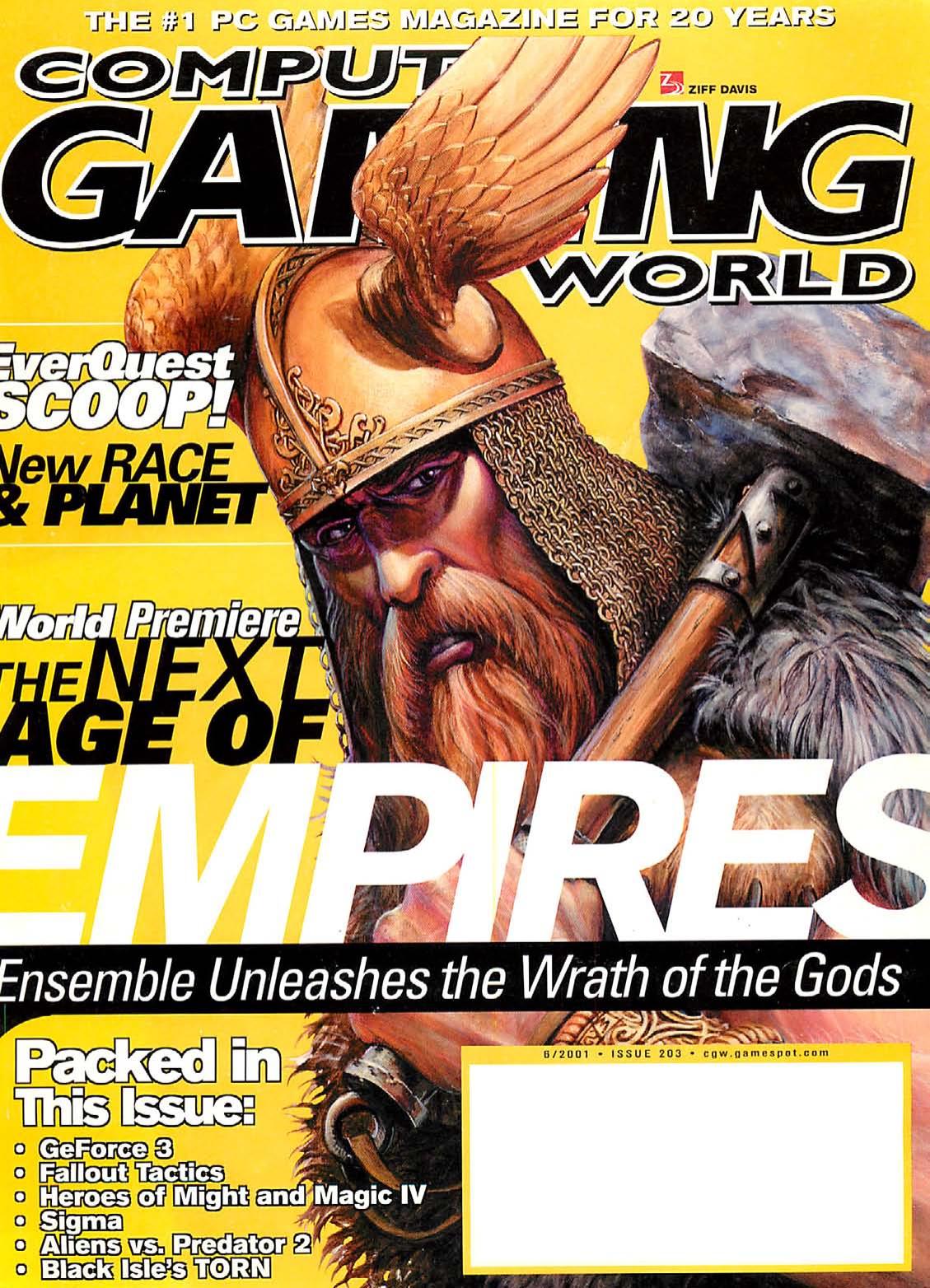 Computer Gaming World Issue 203 by Unknown
