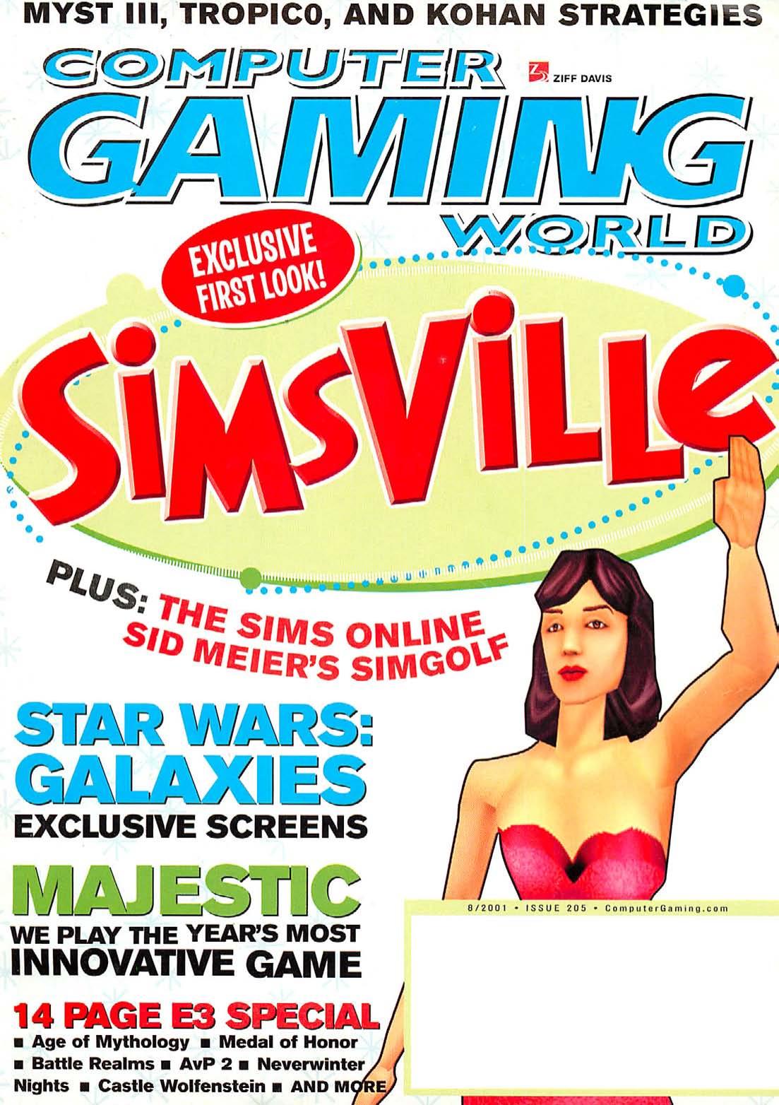 Computer Gaming World Issue 205 by Unknown