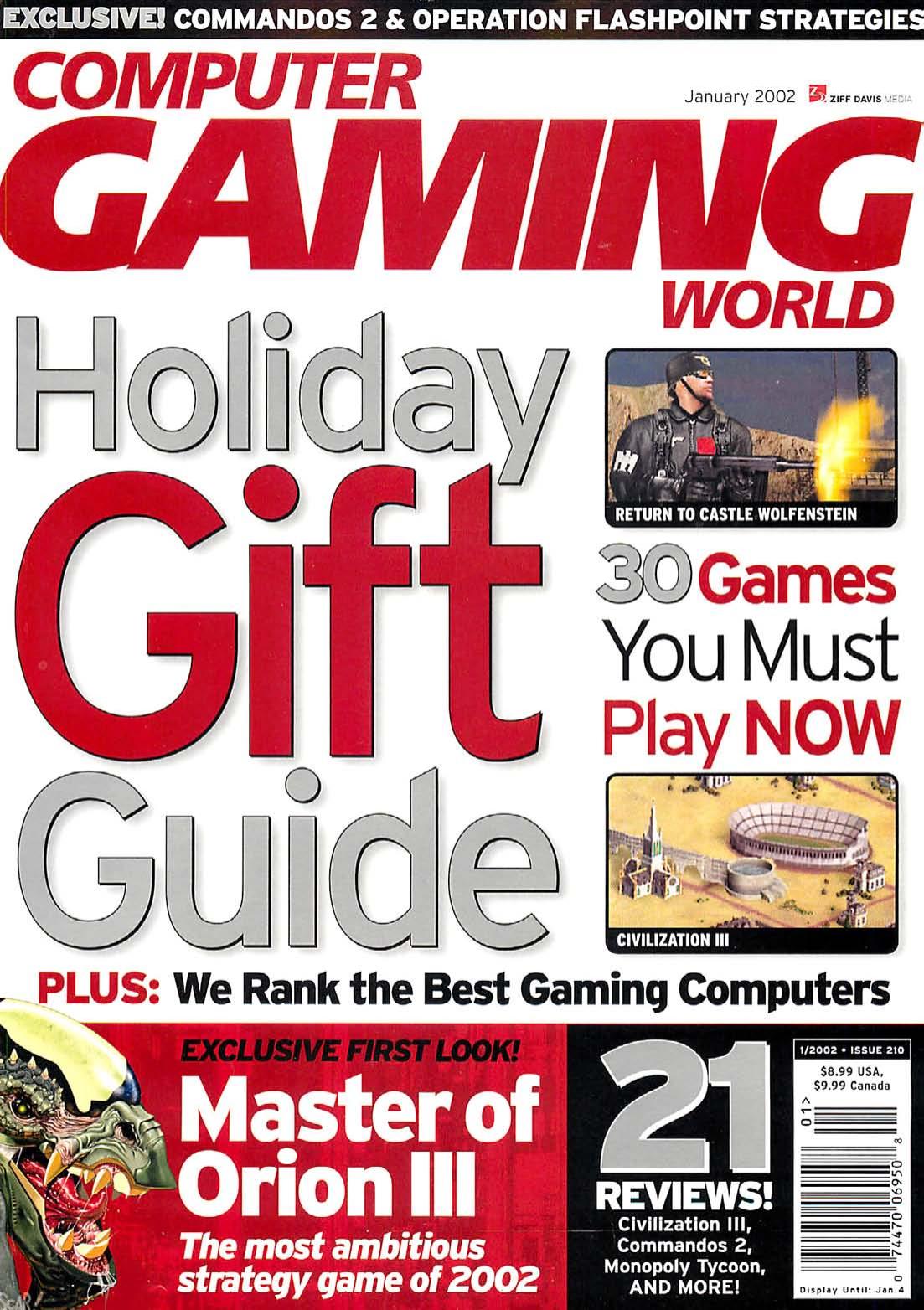 Computer Gaming World Issue 210 by Unknown