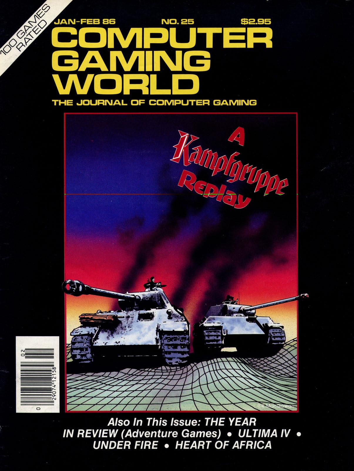 Computer Gaming World Issue 25 by Unknown