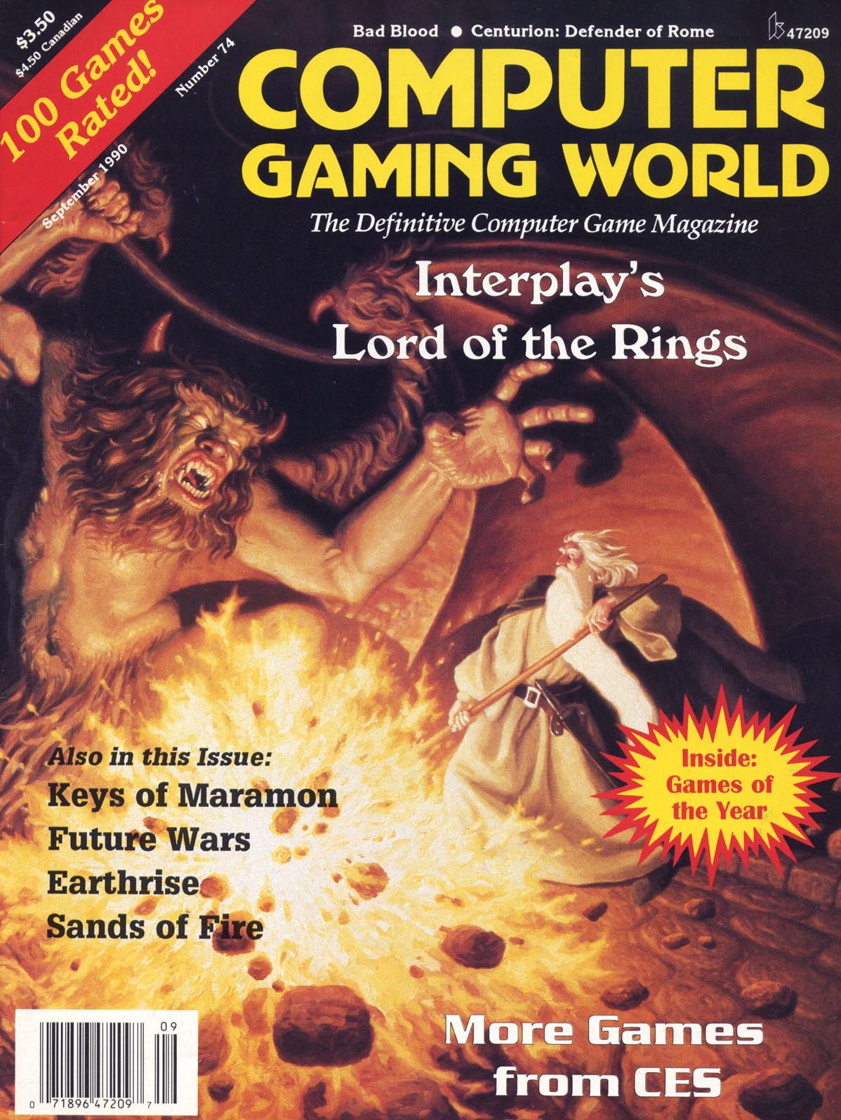 Computer Gaming World Issue 74 by Unknown