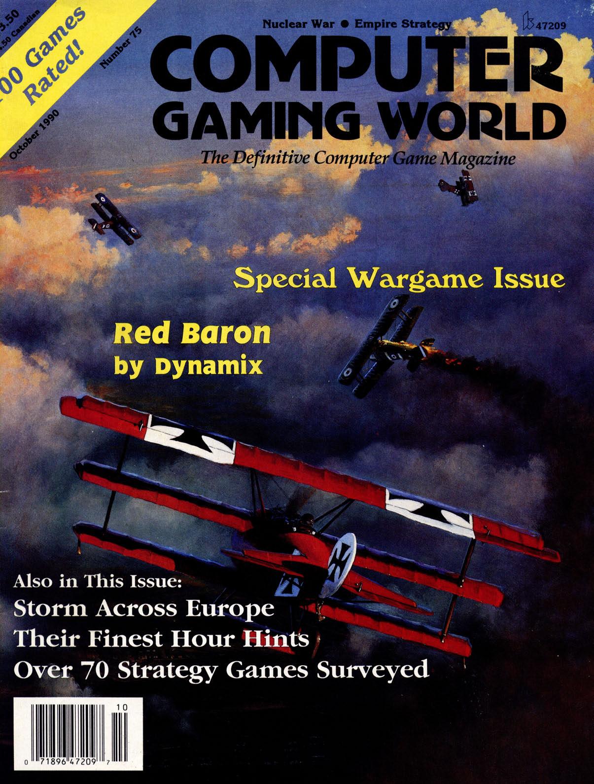 Computer Gaming World Issue 75 by Unknown