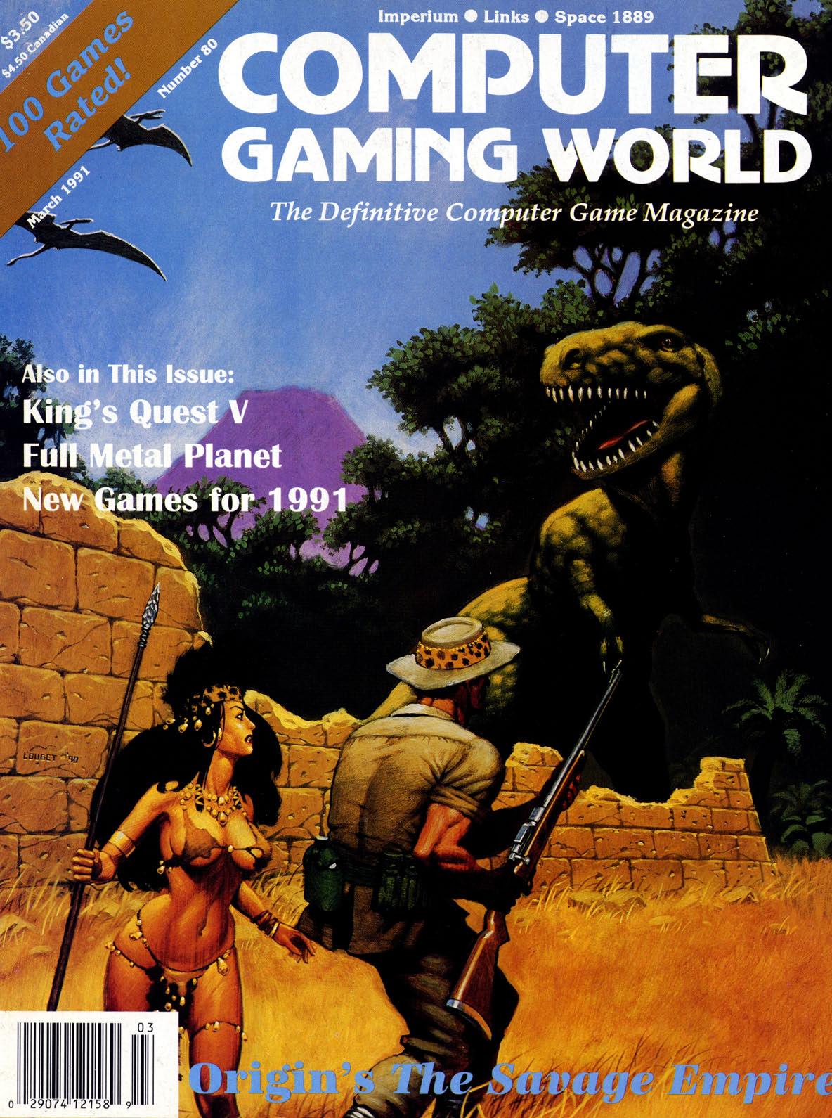Computer Gaming World Issue 80 by Unknown
