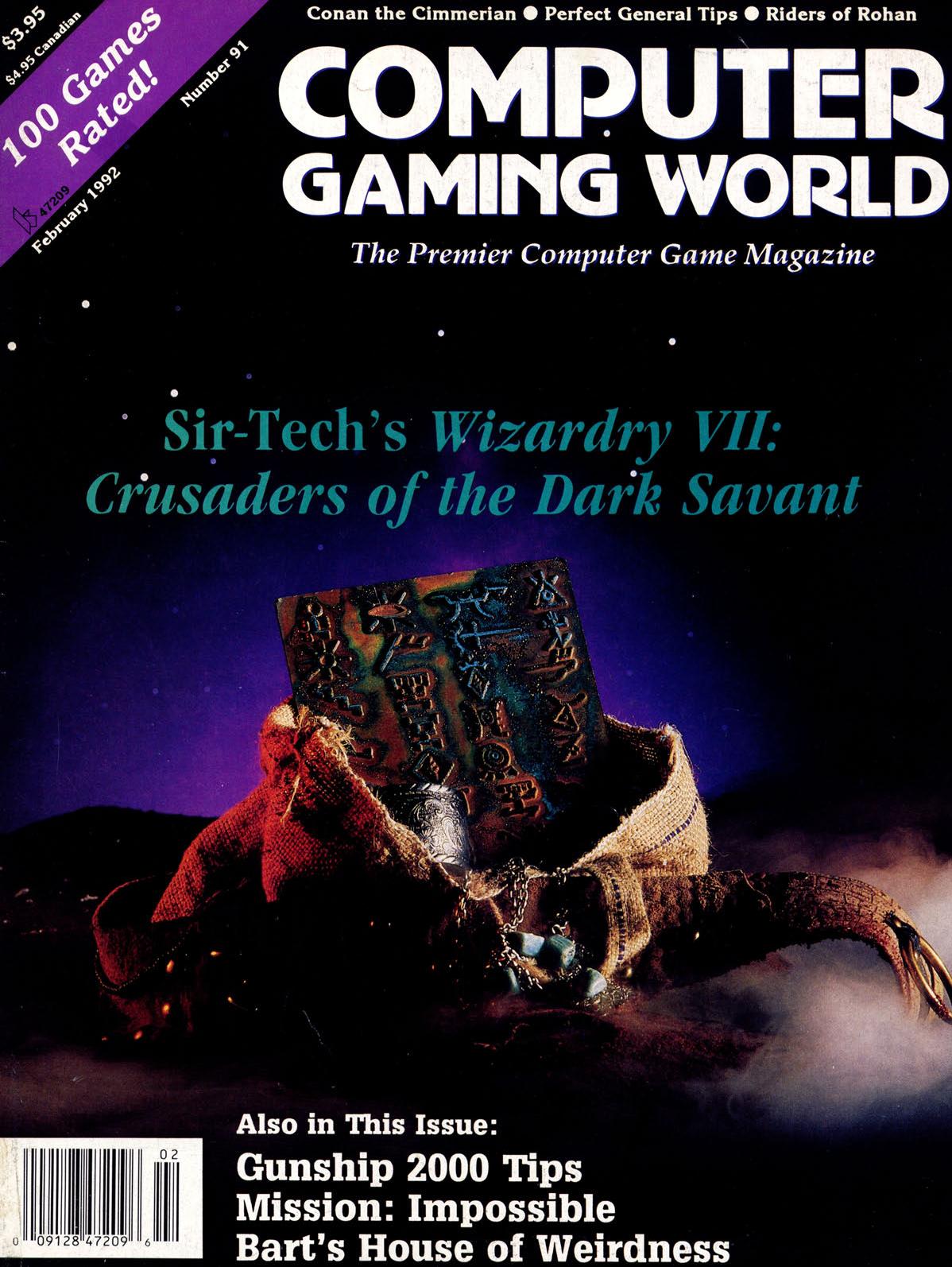 Computer Gaming World Issue 91 by Unknown