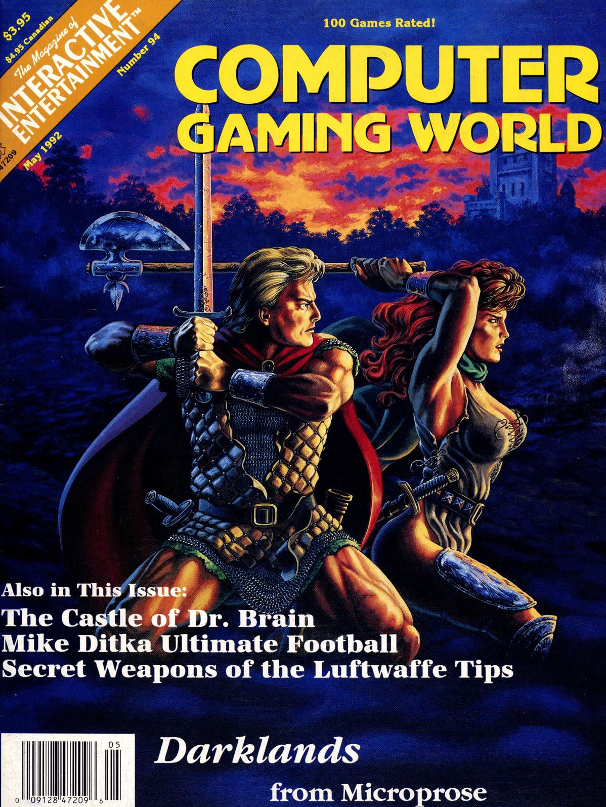 Computer Gaming World Issue 94 by Unknown