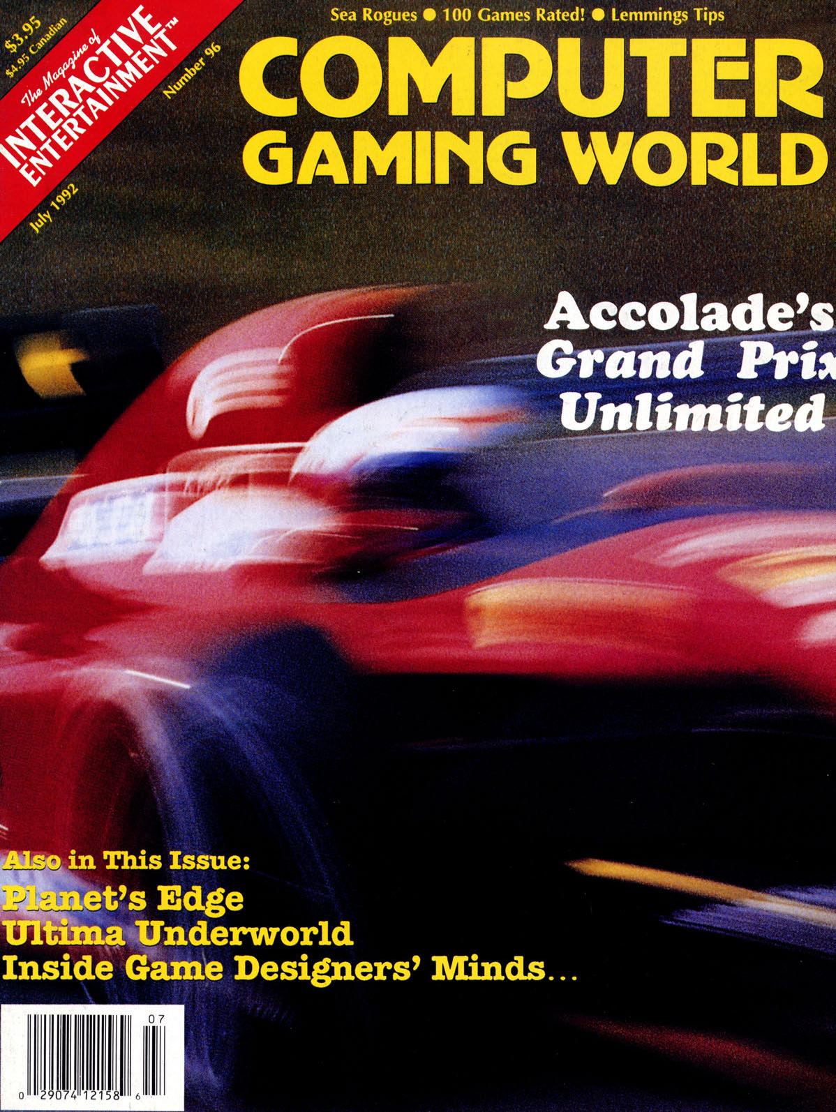 Computer Gaming World Issue 96 by Unknown