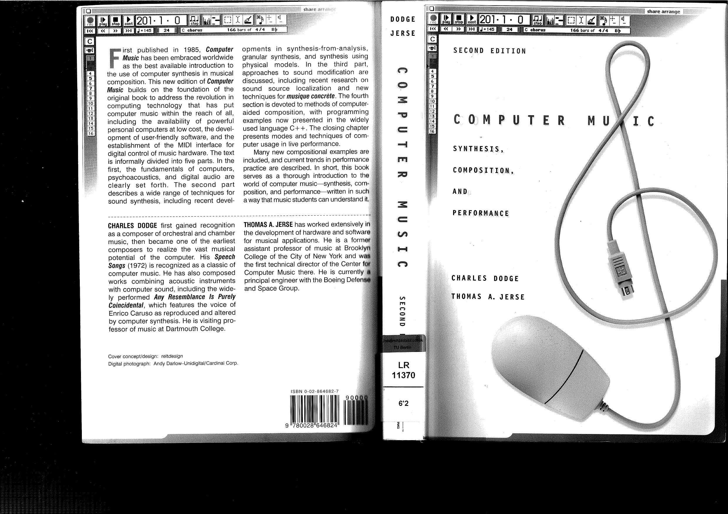 Computer Music by Synthesis Composition & Performance- 2 ed (Charles Dodge Thomas A. Jerse)