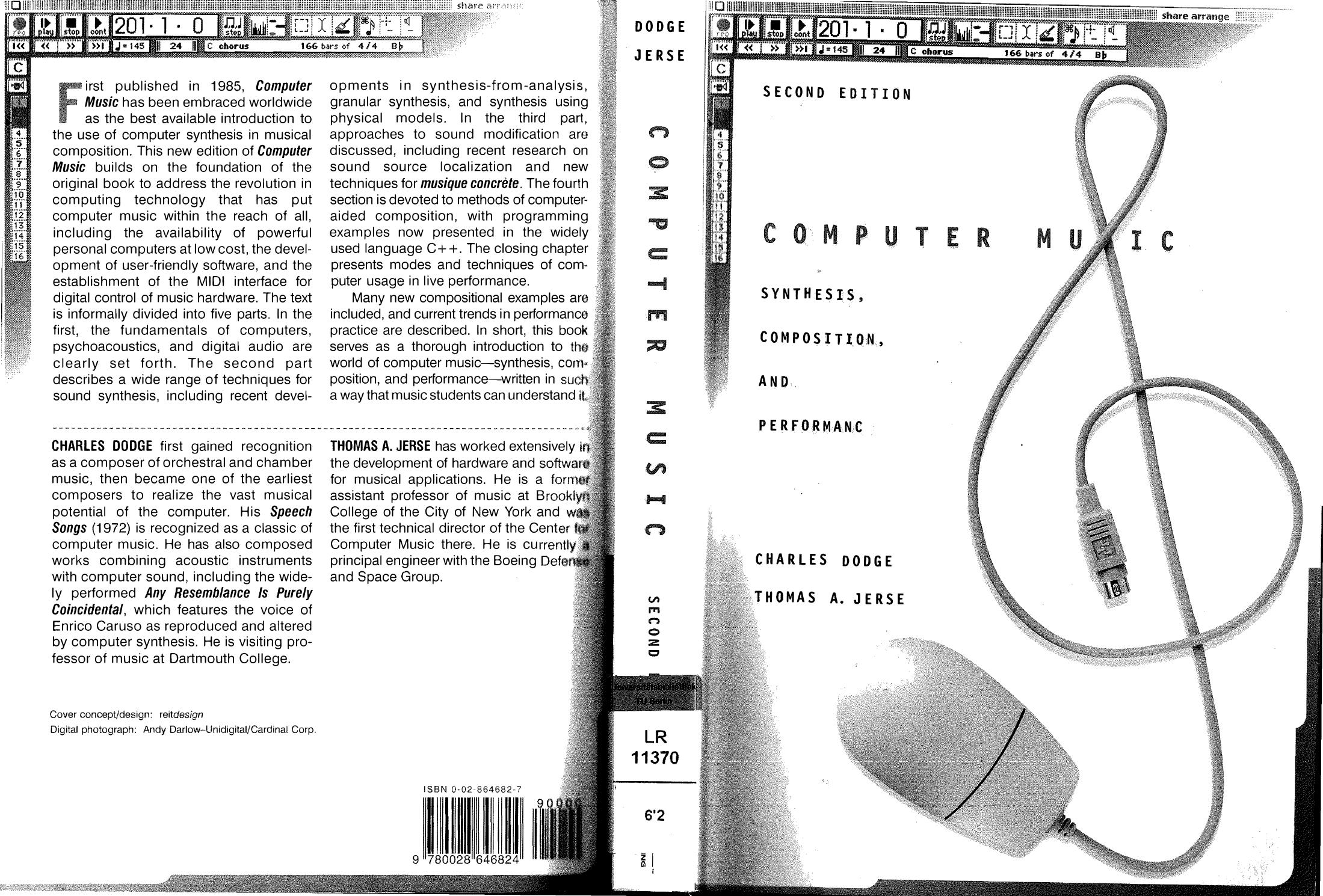 Computer Music: Synthesis, Composition, and Performance by Charles Dodge Thomas A. Jerse