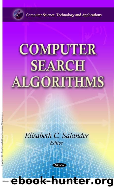 Computer Search Algorithms by Elisabeth C. Salander; Elisabeth C. Salander