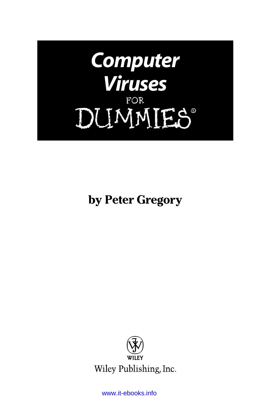 Computer Viruses For Dummies by Unknown