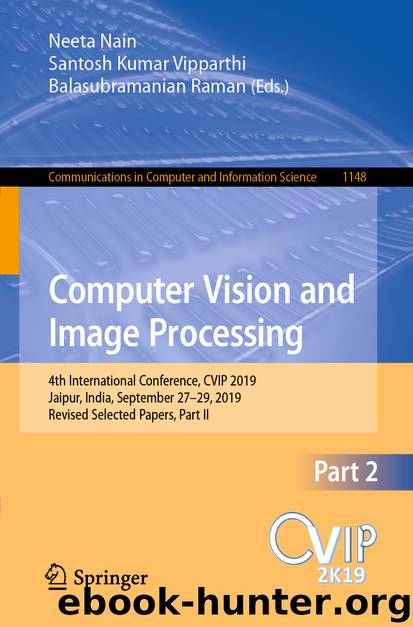 Computer Vision and Image Processing by Unknown