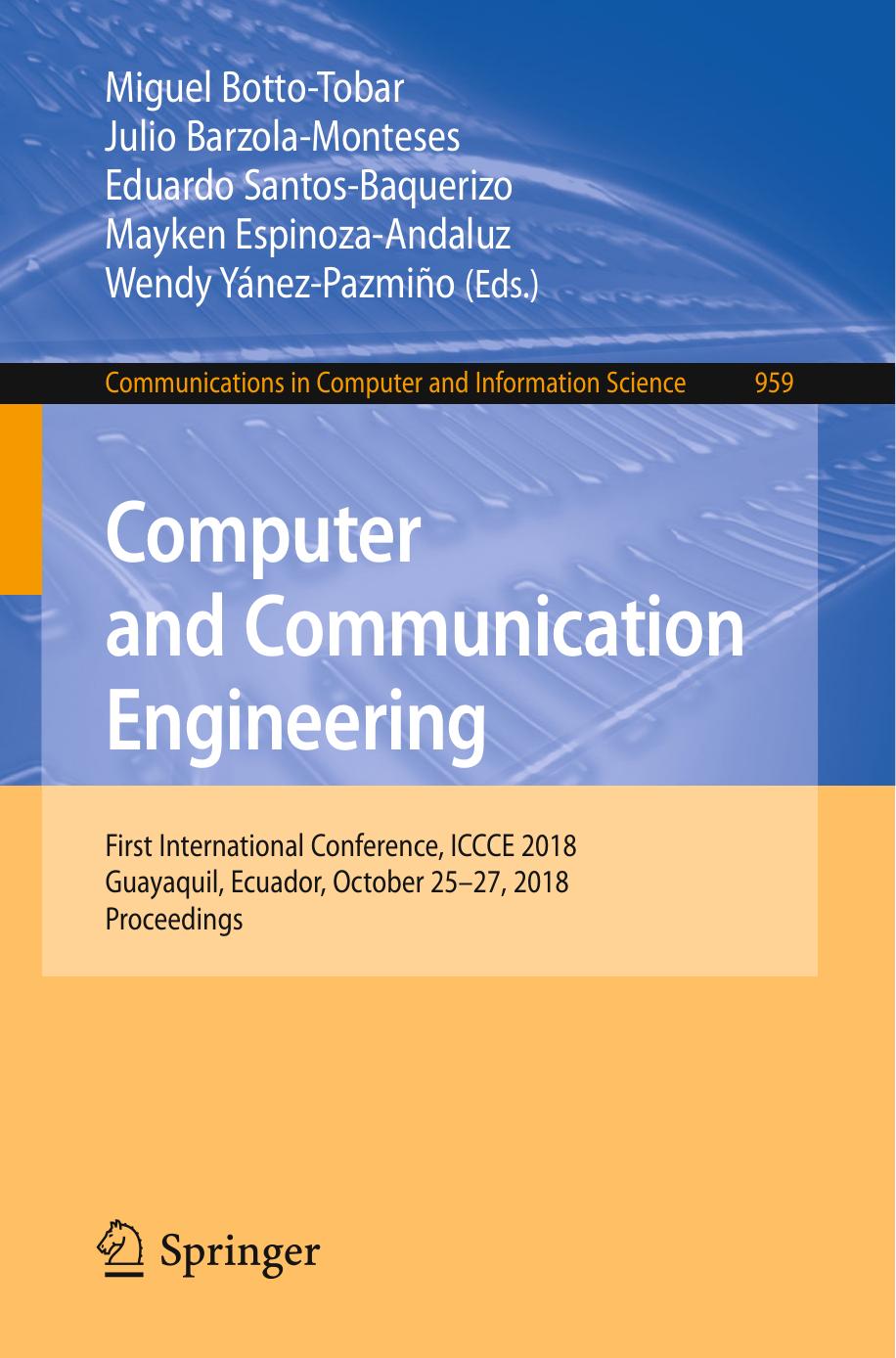 Computer and Communication Engineering by unknow